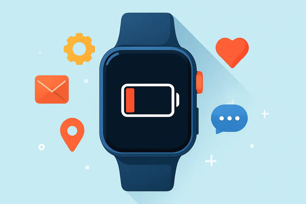 Pourquoi la batterie de ma montre connectée se décharge-t-elle si vite ?