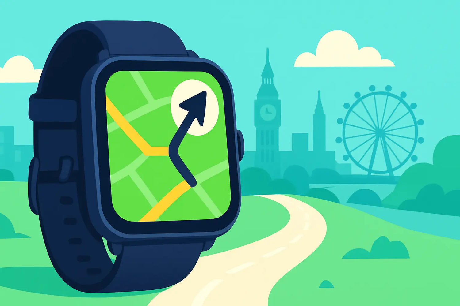 How do I use my smartwatch for navigation?