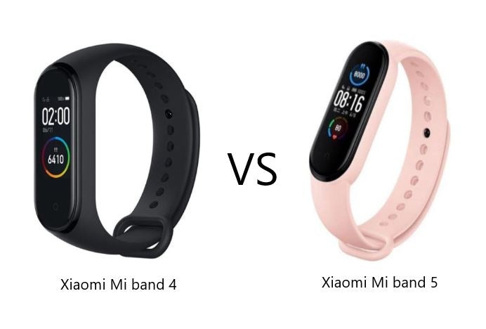 Mi band 4 vs Mi band 5