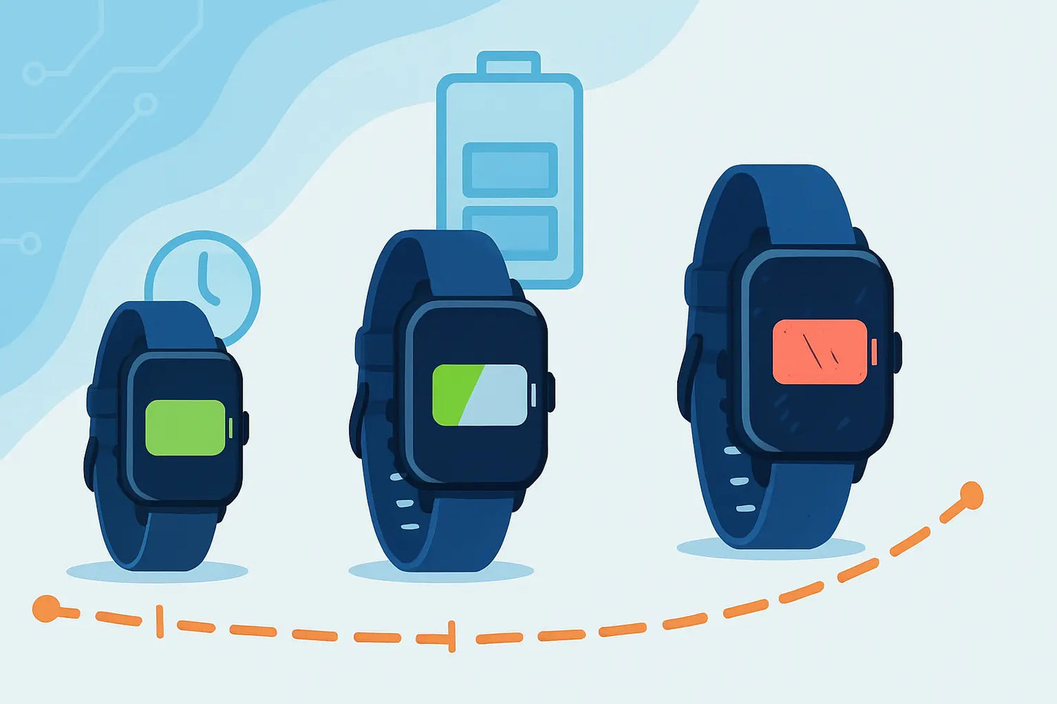 How long does a smartwatch typically last?