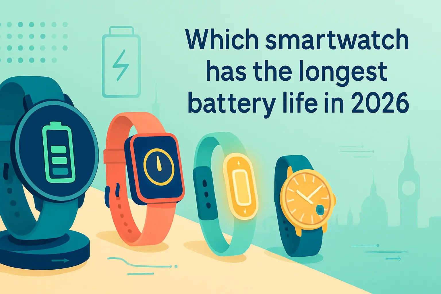 Which smartwatch has the longest battery life in 2026?