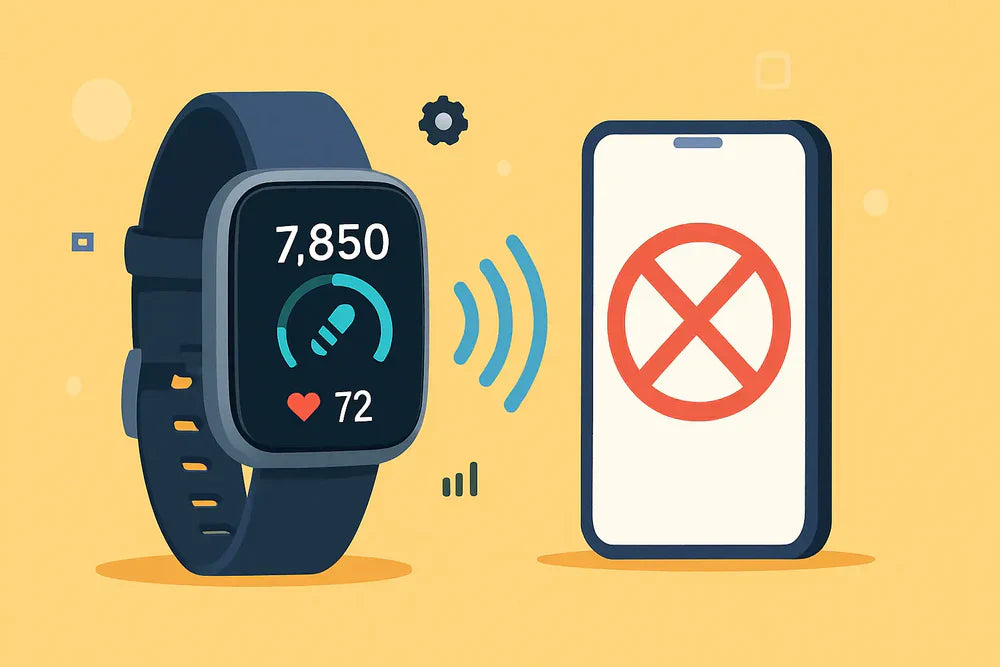 Kann ich mein Fitbit ohne Handy nutzen?