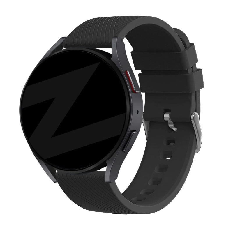 honor watch 6 silicone band black
