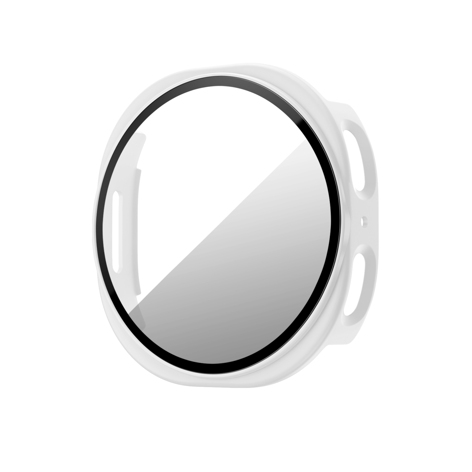 Bandz Samsung Galaxy Watch 8 - 44mm PC Cover with Glass (White)