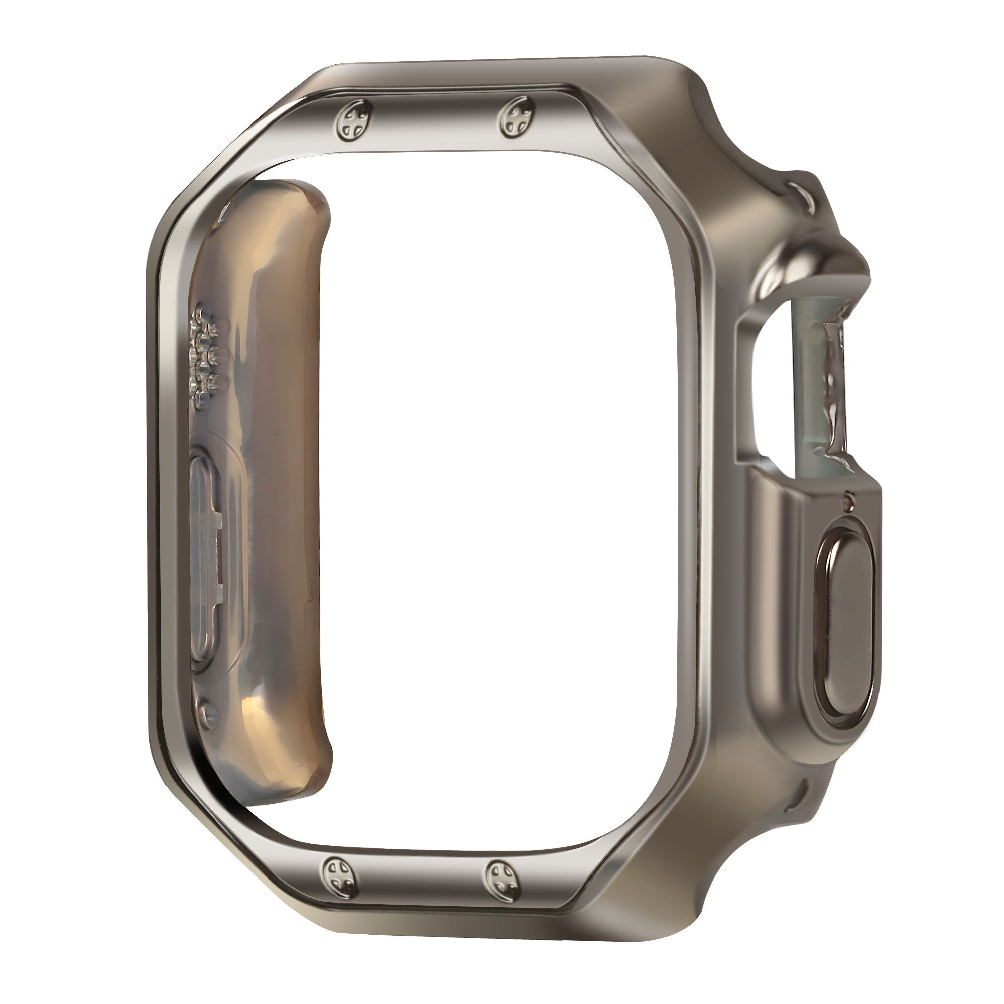 Bandz Apple Watch Ultra - 49mm Galvanized TPU Case (Titanium)