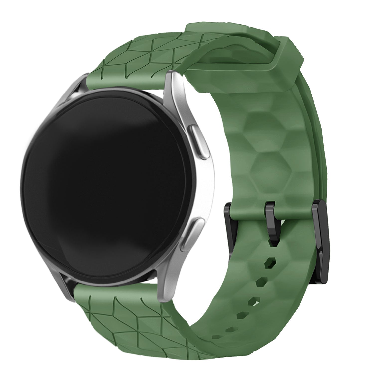 Amazfit Active silicone hexa band (legergroen)