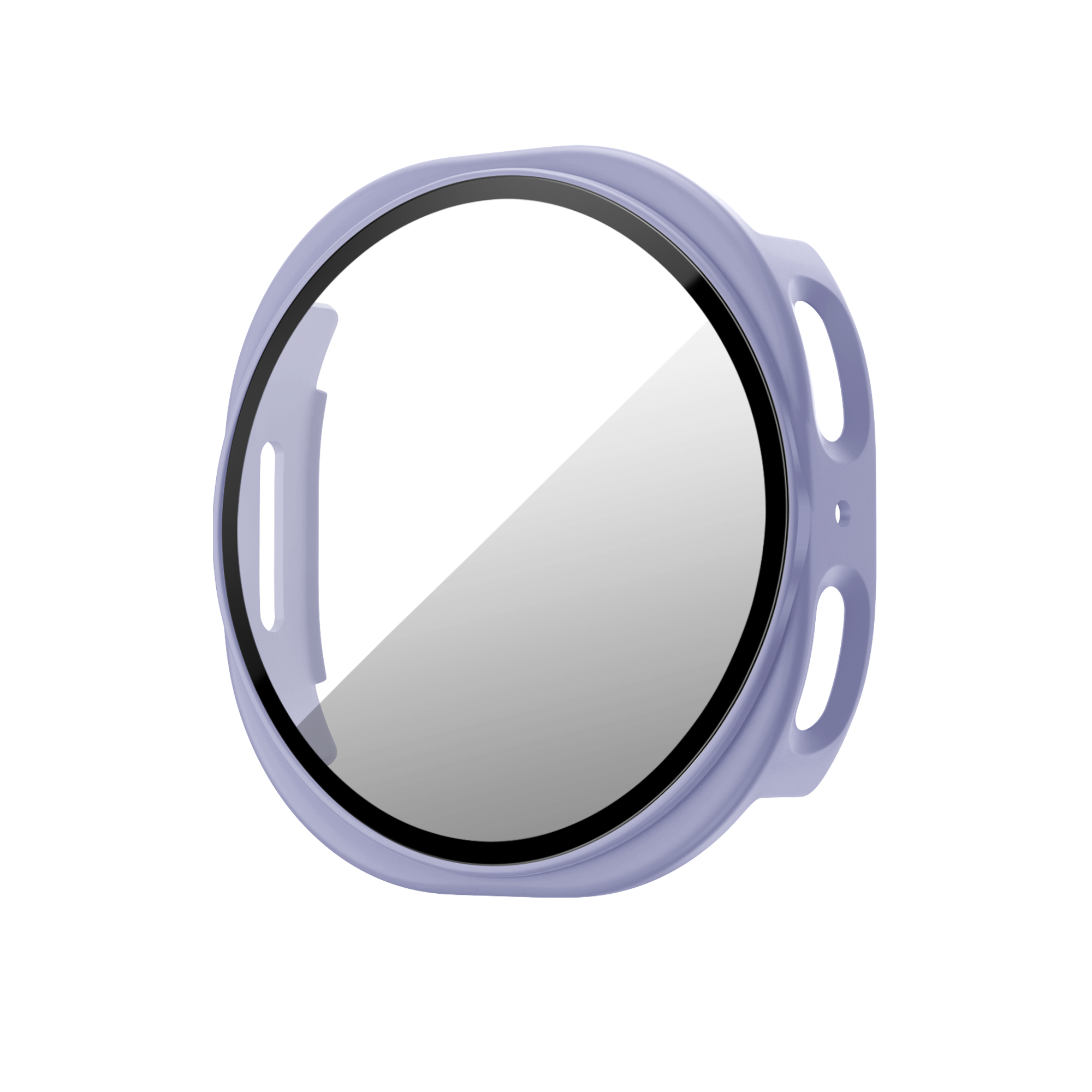 Bandz Samsung Galaxy Watch 8 - 40mm PC hoesje met glas (paars)