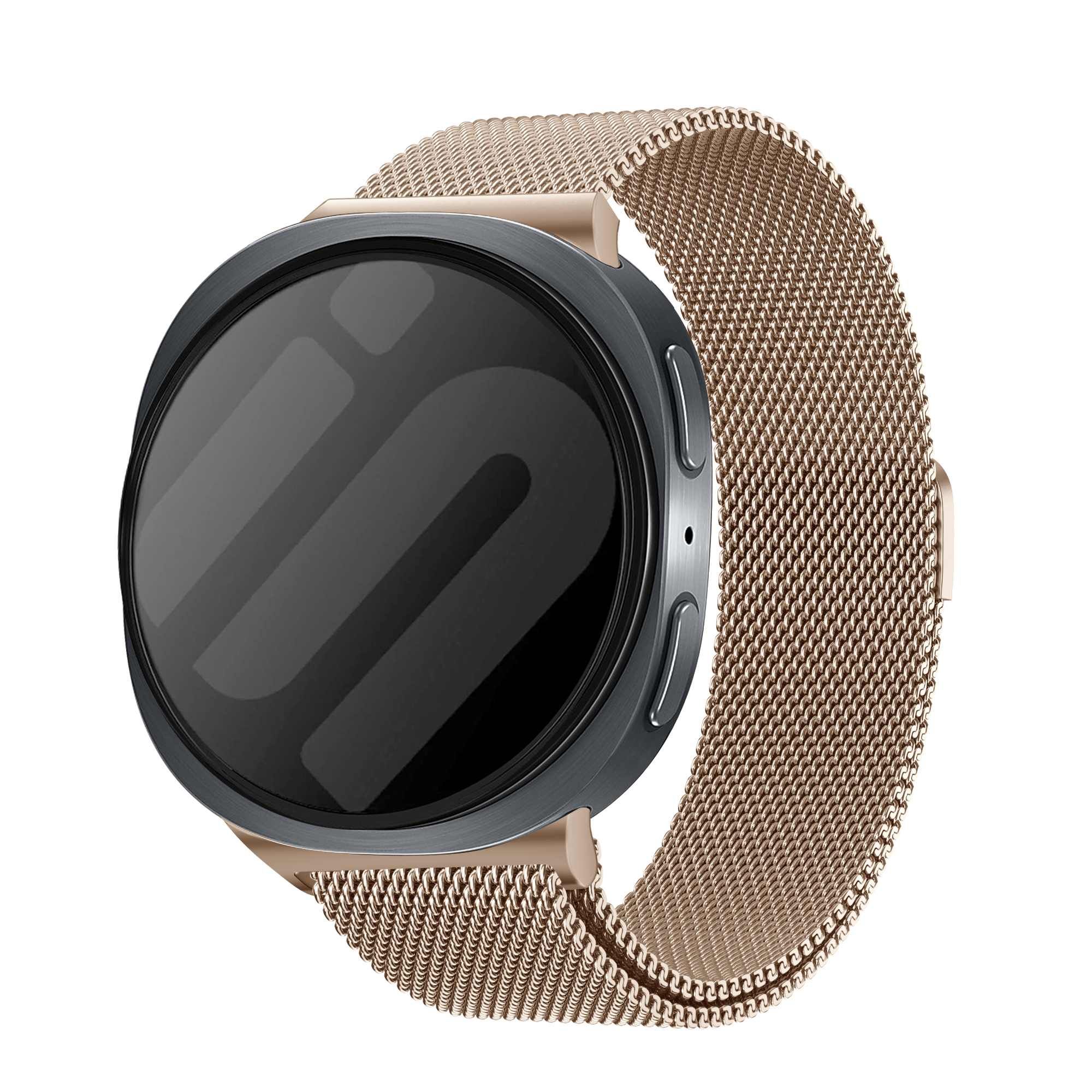 Samsung Galaxy Watch 8 Classic Milanese band (rosé goud)