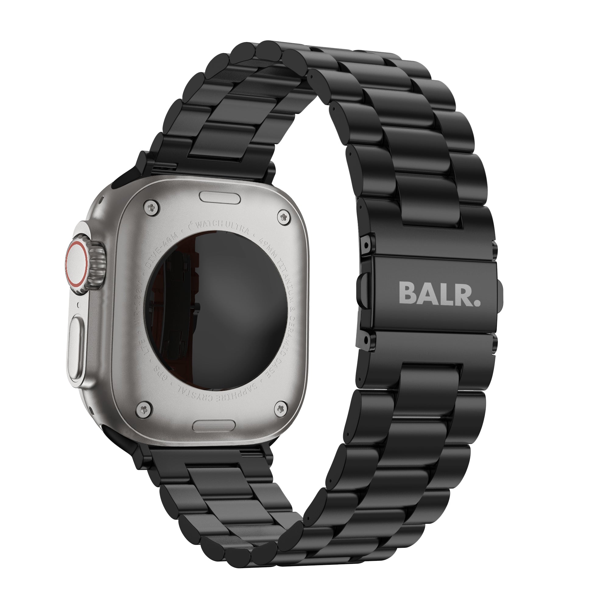 BALR Apple Watch titanium band (zwart)