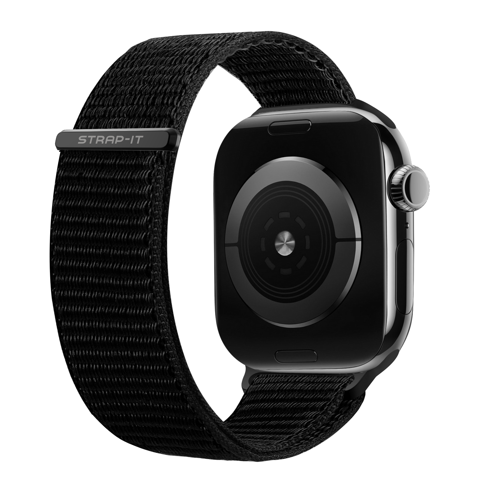 Apple Watch nylon bandje (zwart)