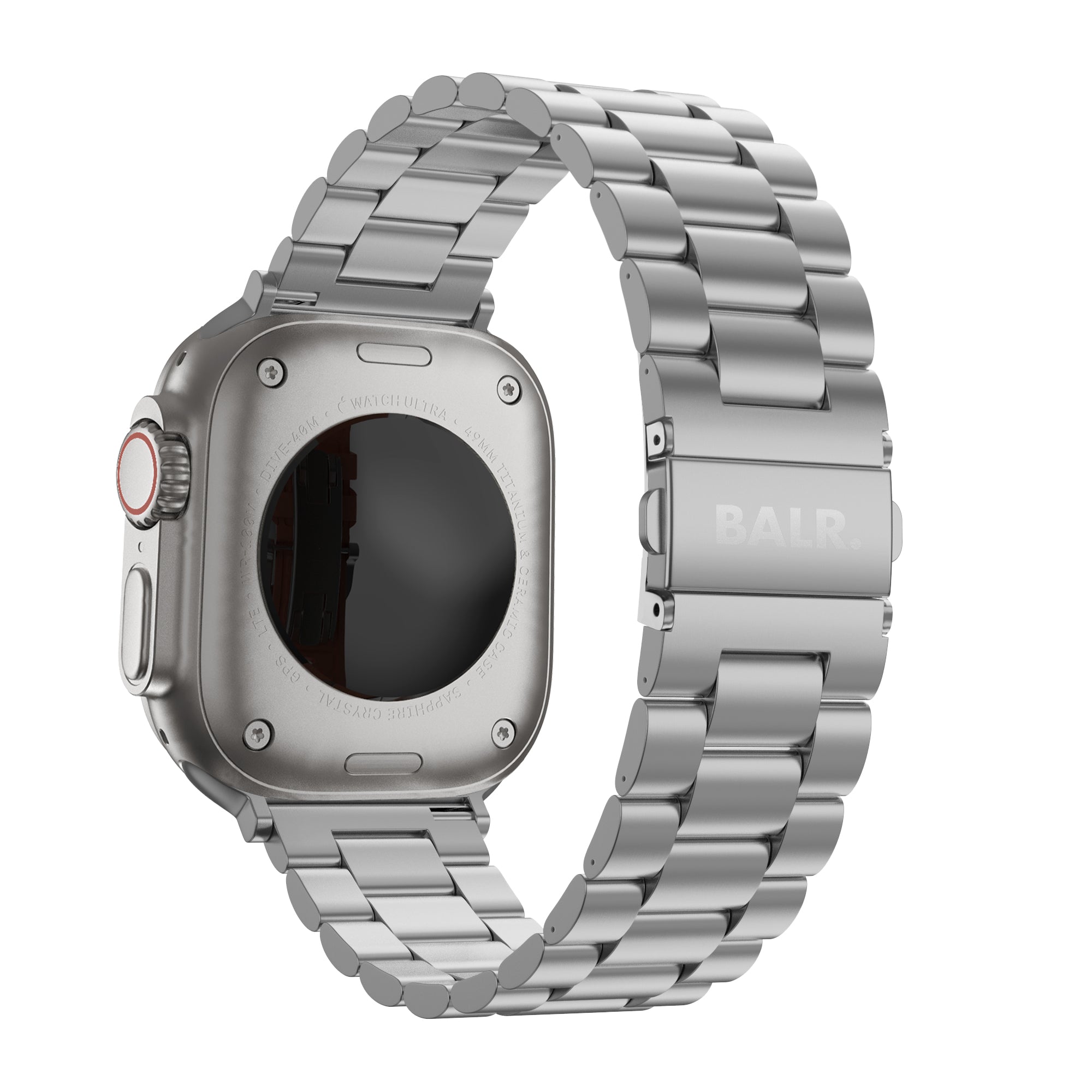 BALR Apple Watch titanium band (zilver)