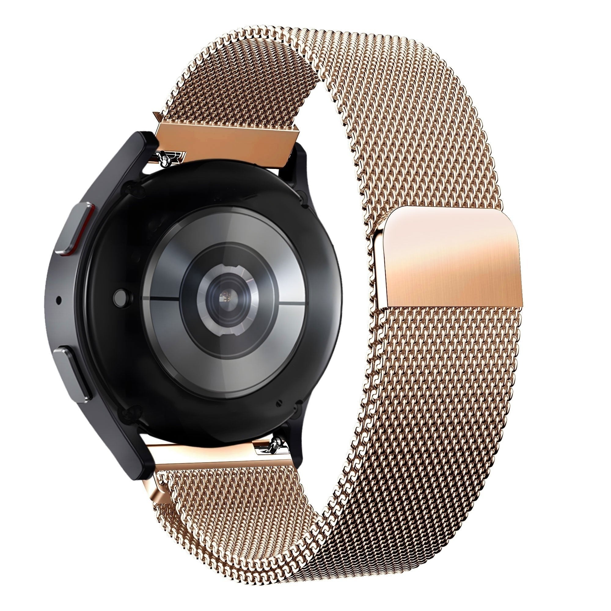 Bandz Amazfit Active 2 Milanese loop band (rosé goud)