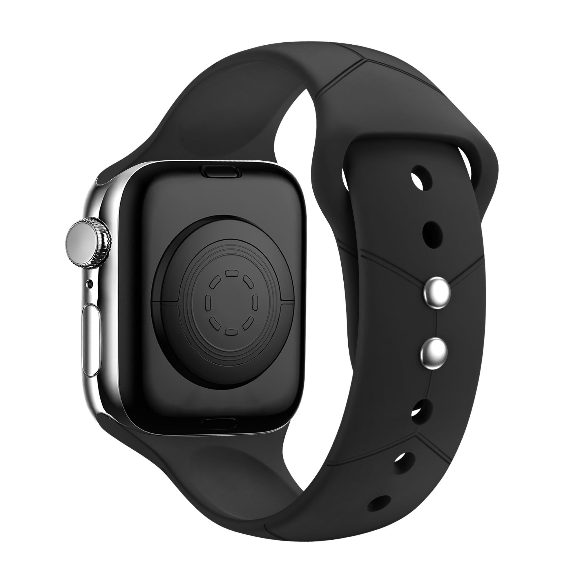 BALR Apple Watch hexagon Sport bandje (zwart)