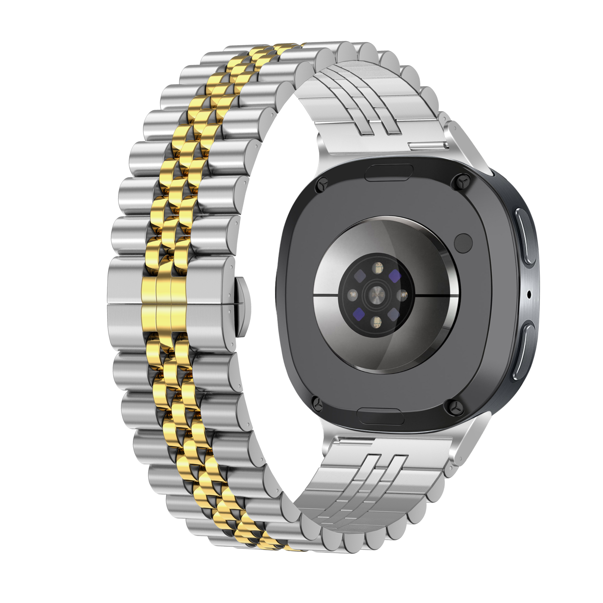 Samsung Galaxy Watch 8 Classic Jubilee Steel Strap (Silver/Gold)