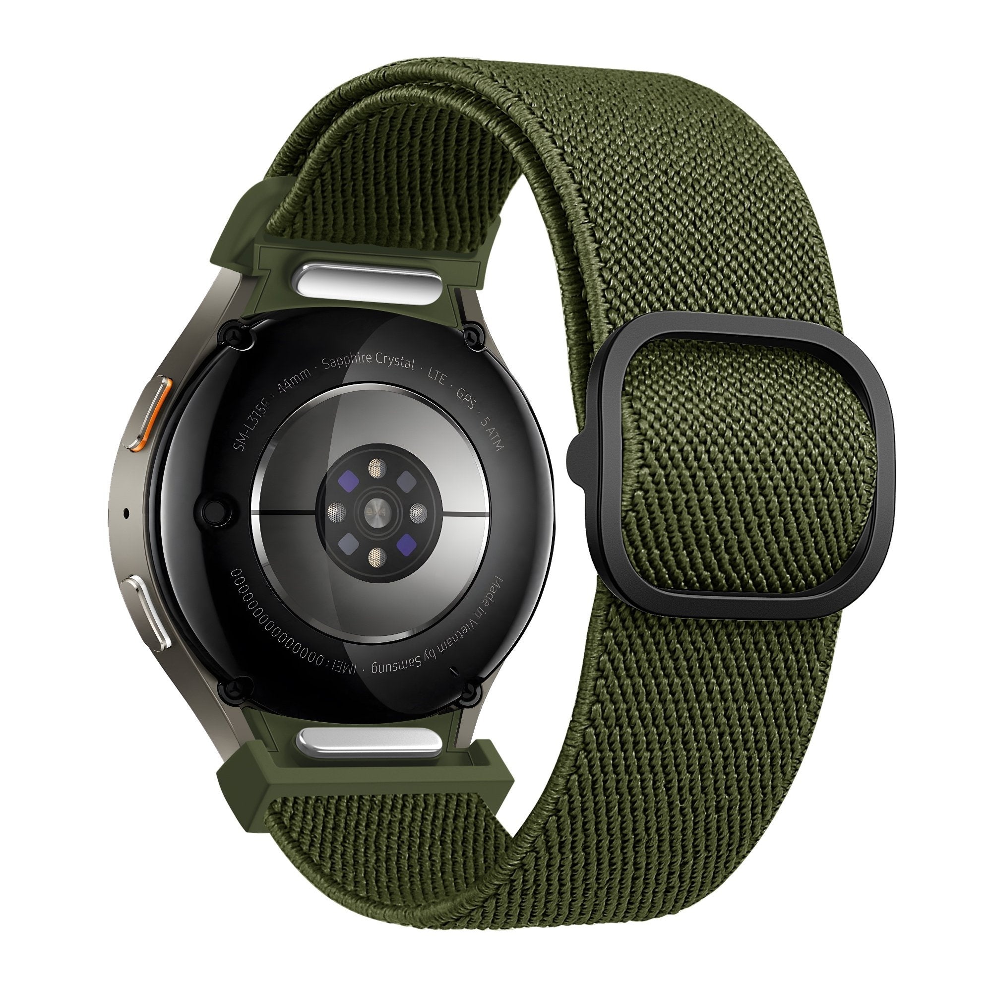 Bandz Samsung Galaxy Watch 6 - 44mm elastische band 'Easy fit' (groen)