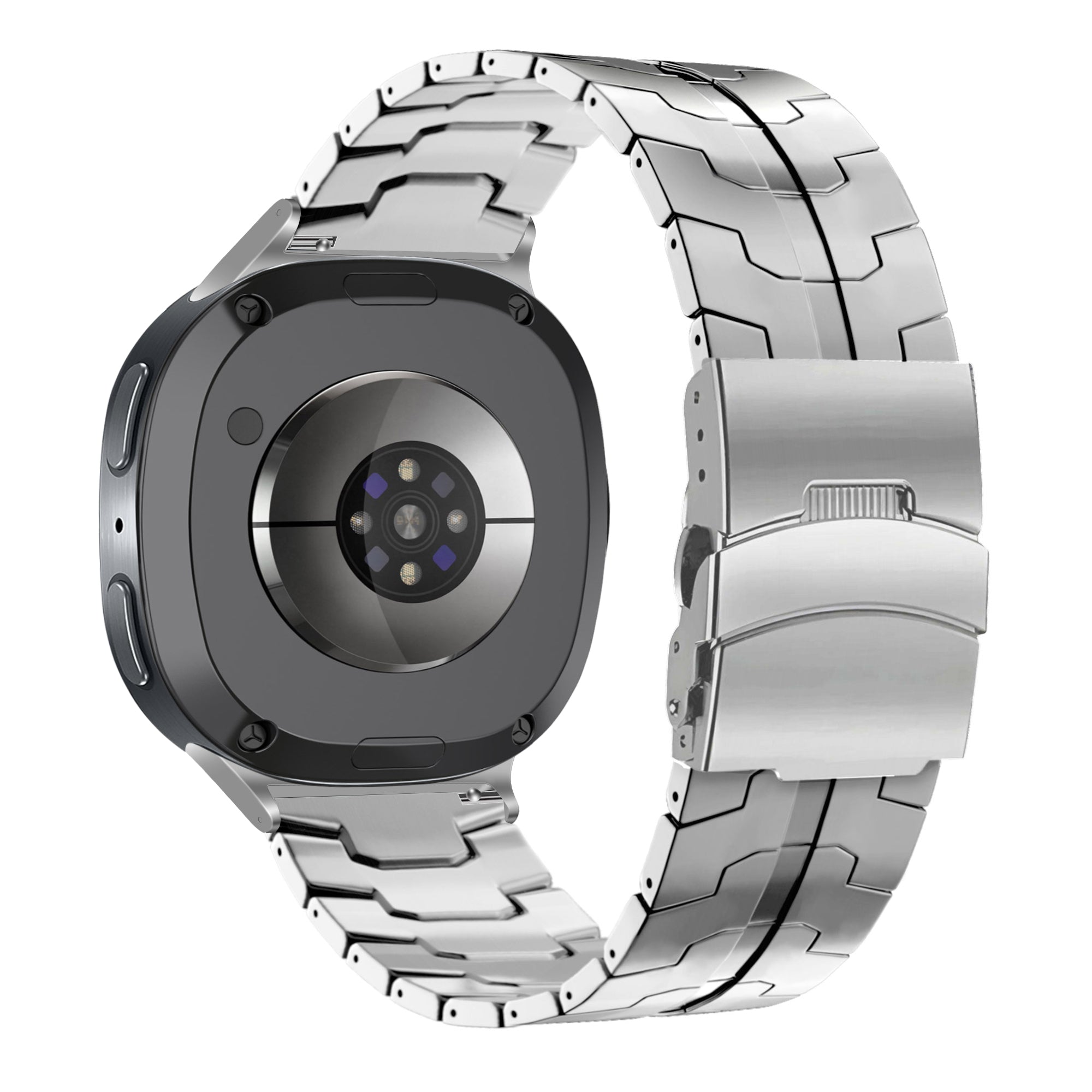 Bandz Samsung Galaxy Watch 8 Classic Titanium Strap 'Iron' (Silver)