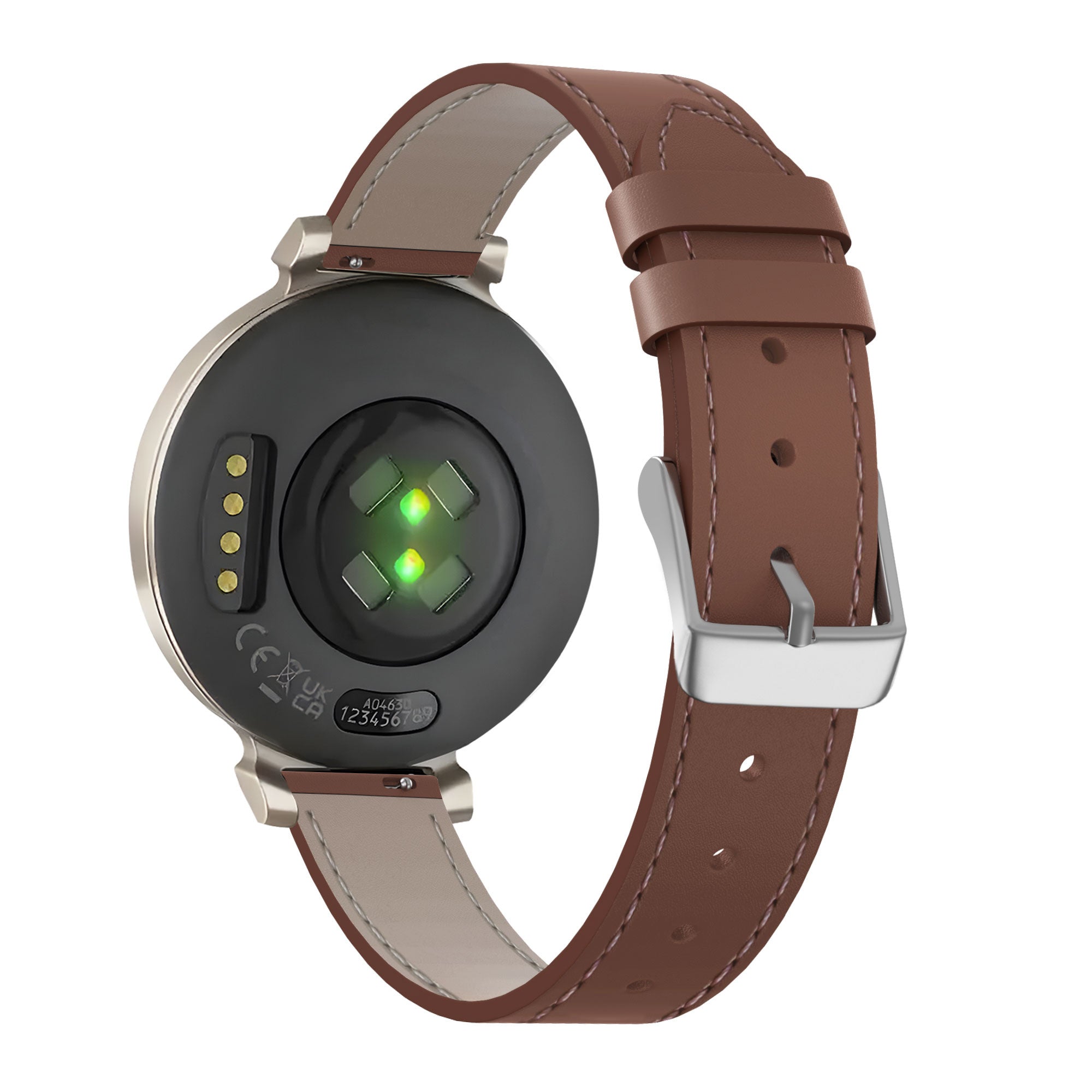 Leren horlogeband 14mm - universeel - bruin