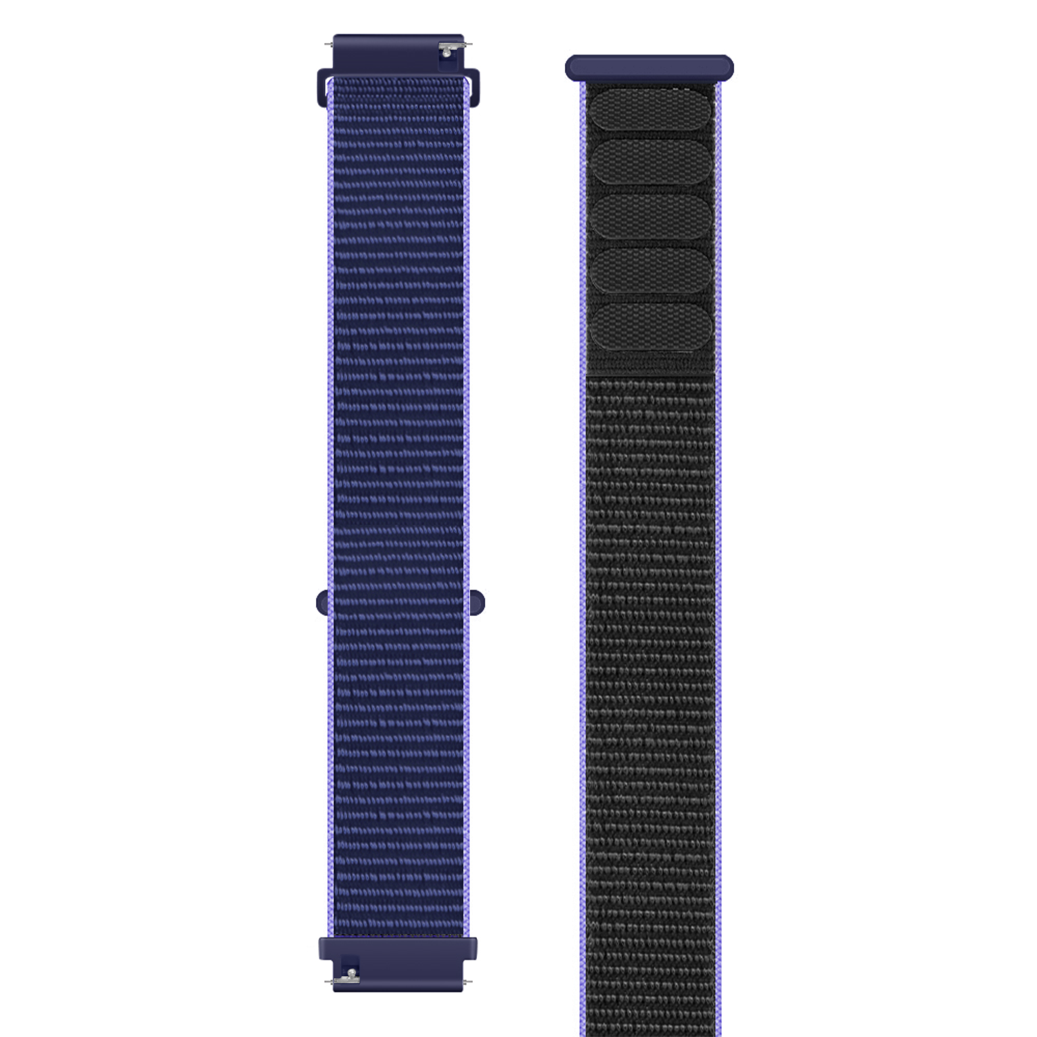 Garmin Venu 4 - 45mm nylon band (blauw/zwart)