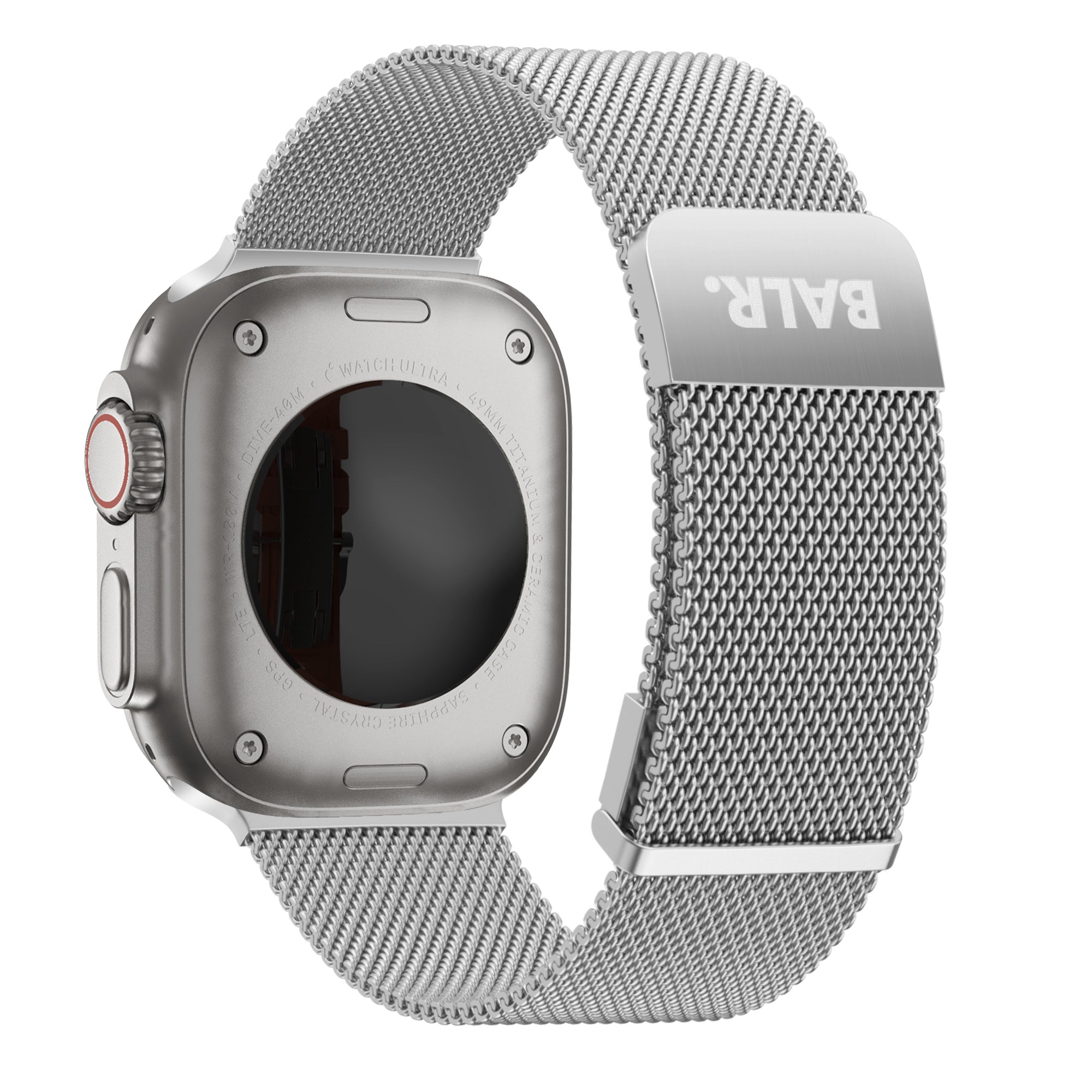 BALR Apple Watch Milanese band (zilver)
