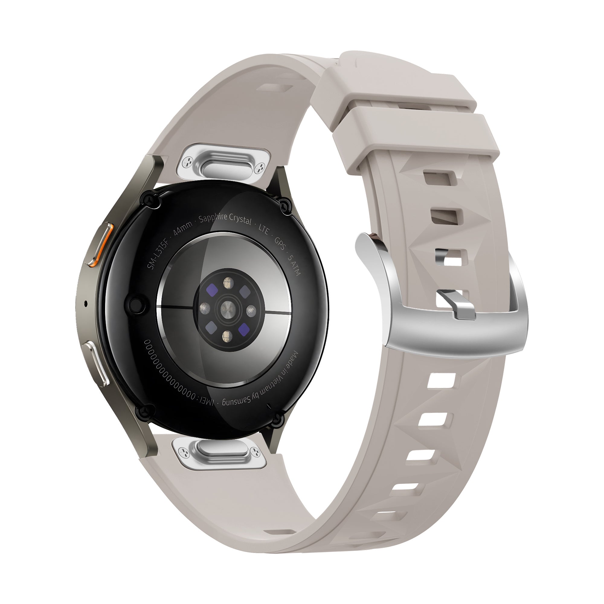 Bandz Huawei Watch GT 5 Pro - 42mm siliconen band 'Easy fit' (sterrenlicht)