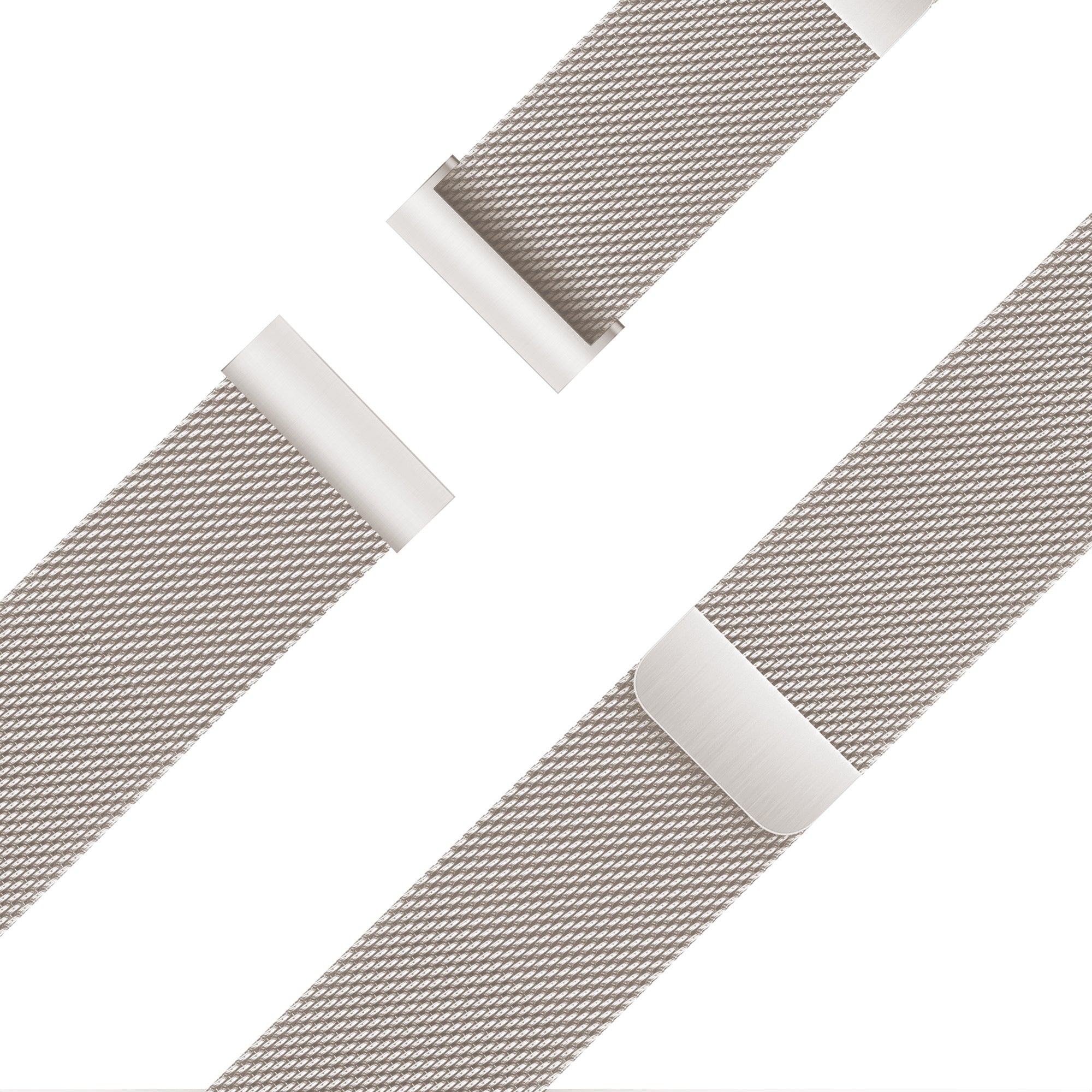 Bandz Garmin Venu 4 - 41mm Milanese loop band (sterrenlicht)