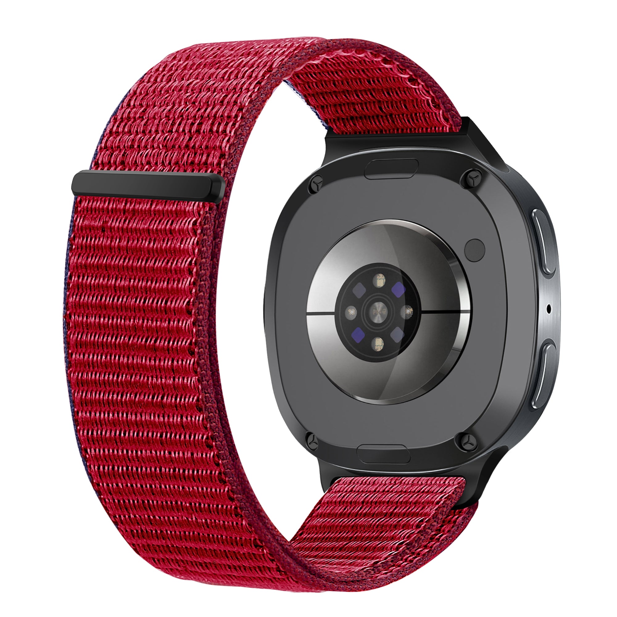 Samsung Galaxy Watch 8 Classic nylon bandje (rood mix)
