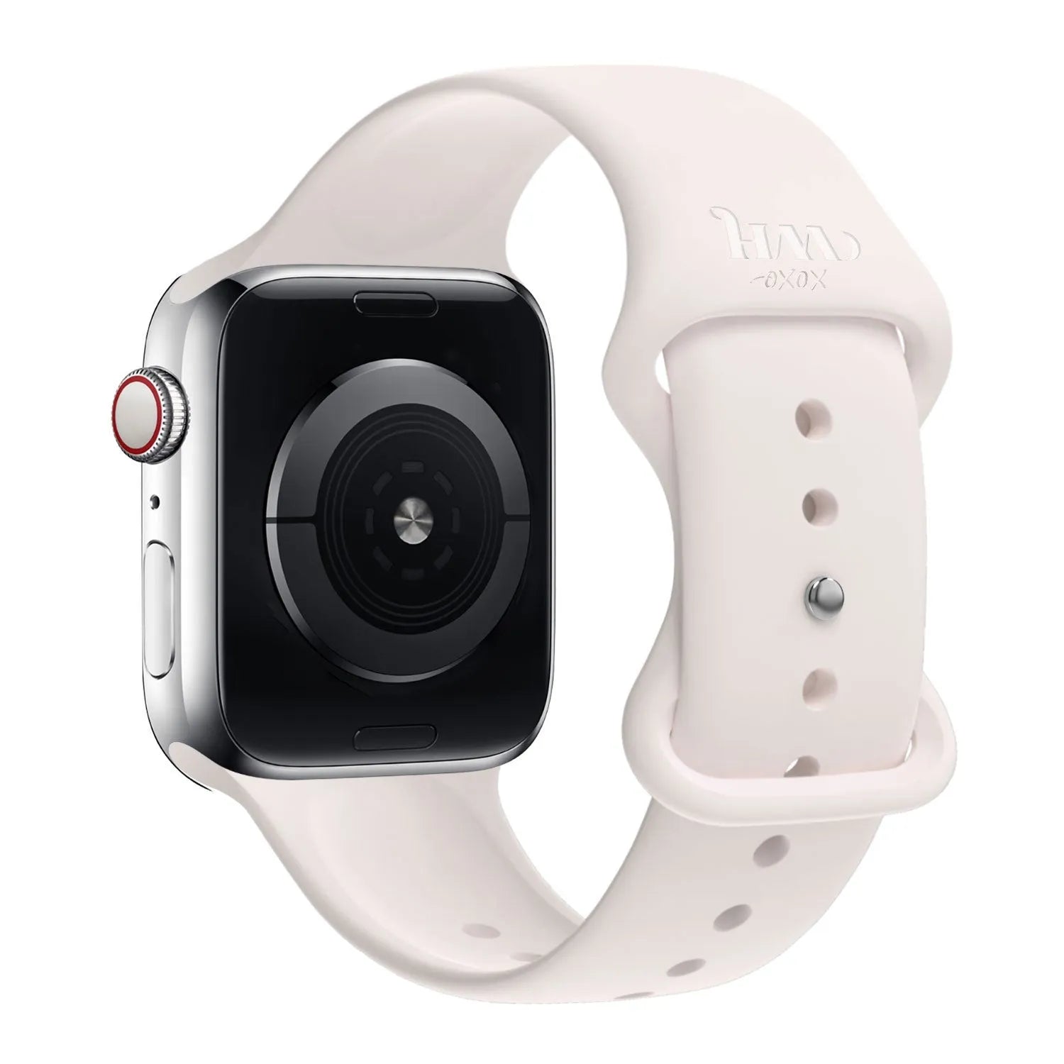 xoxo Wildhearts Apple Watch siliconen bandje (beige)