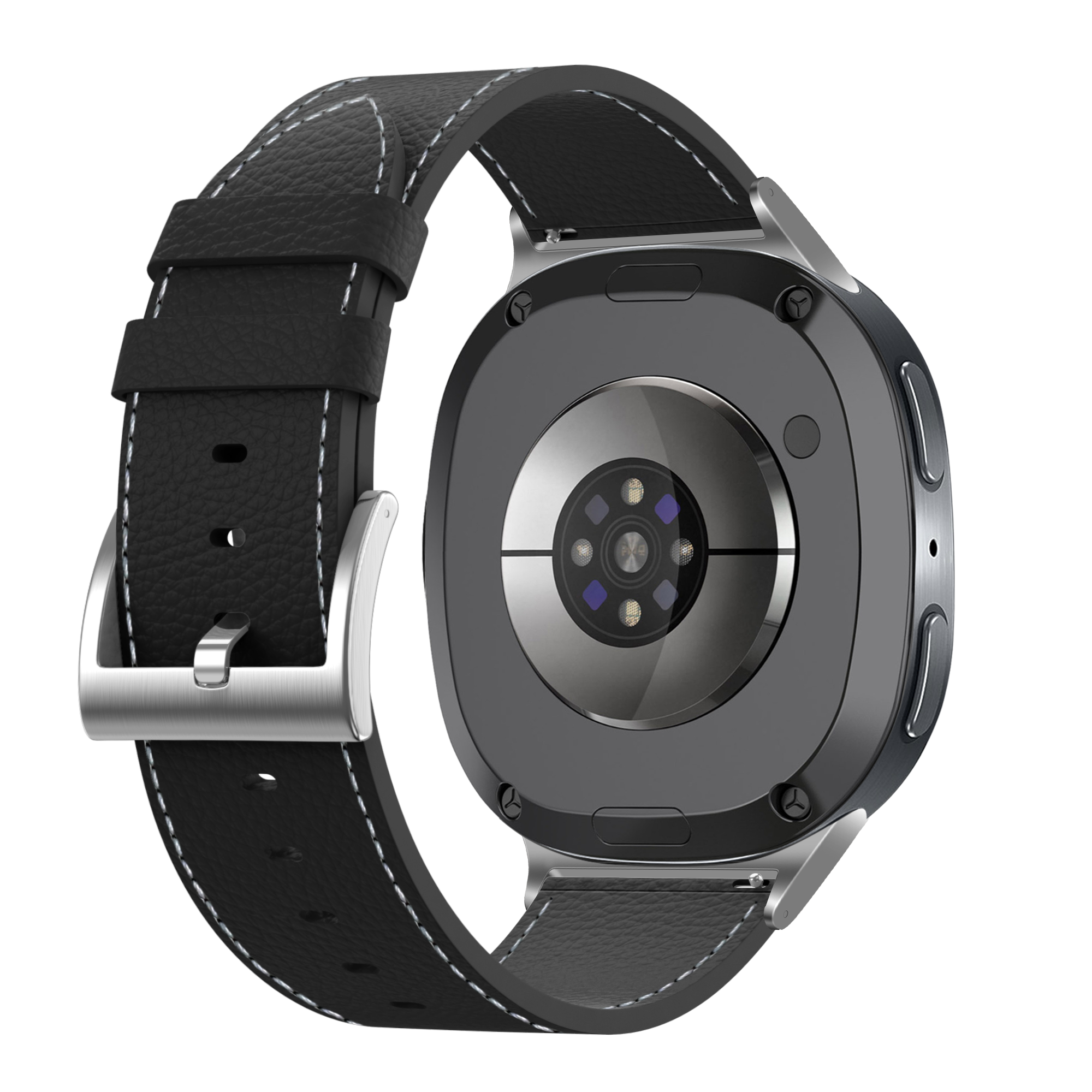 Samsung Galaxy Watch 8 - 40mm Leather Grain Strap (Black)