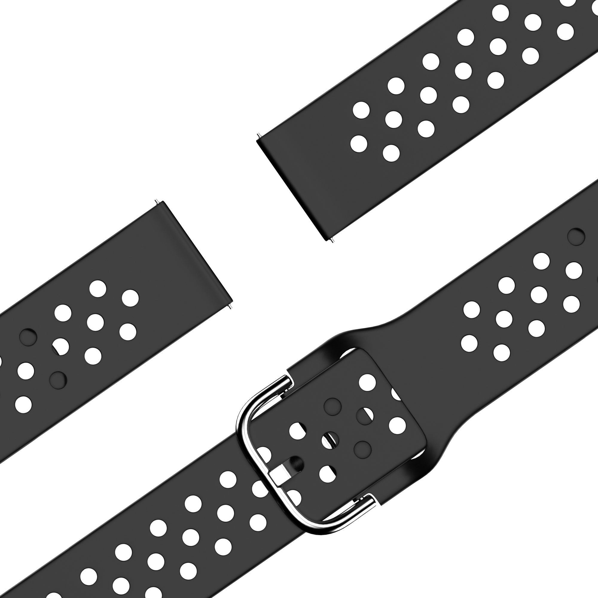 Bandz Suunto Run sport band 'Air' (zwart)
