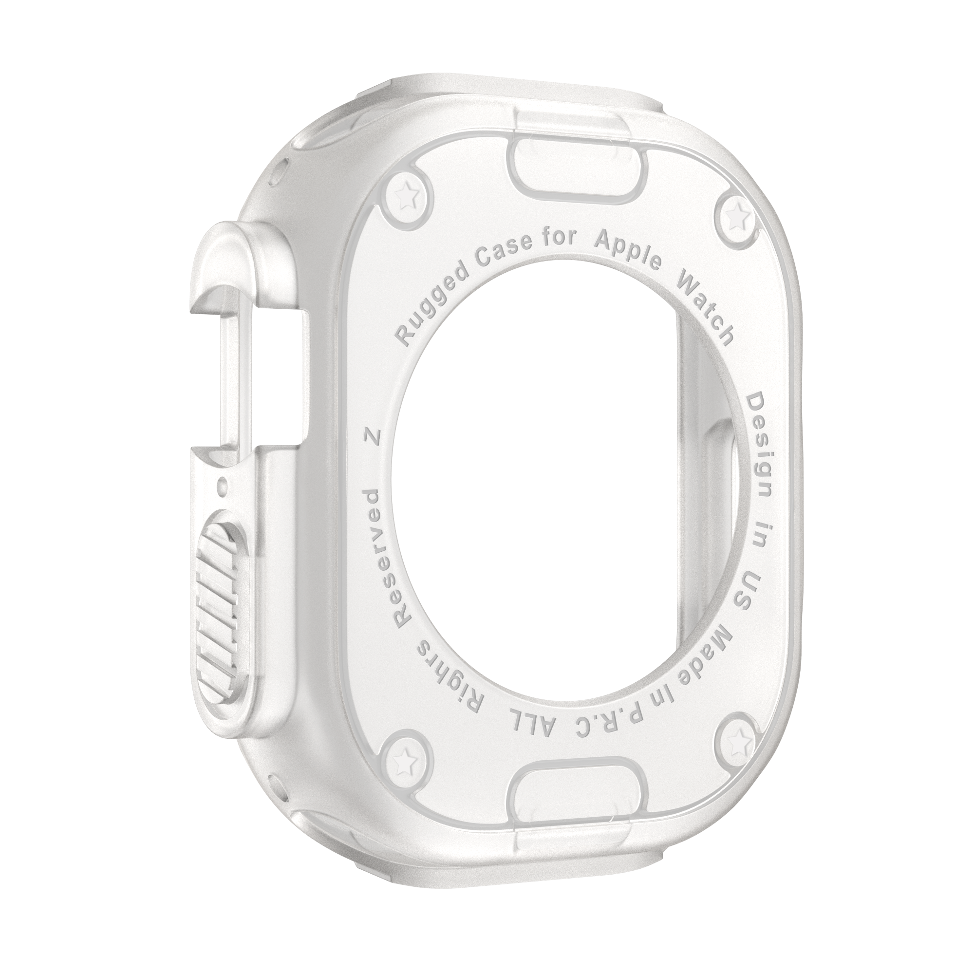 Bandz Apple Watch Ultra - 49mm Rugged TPU Case (Transparent)