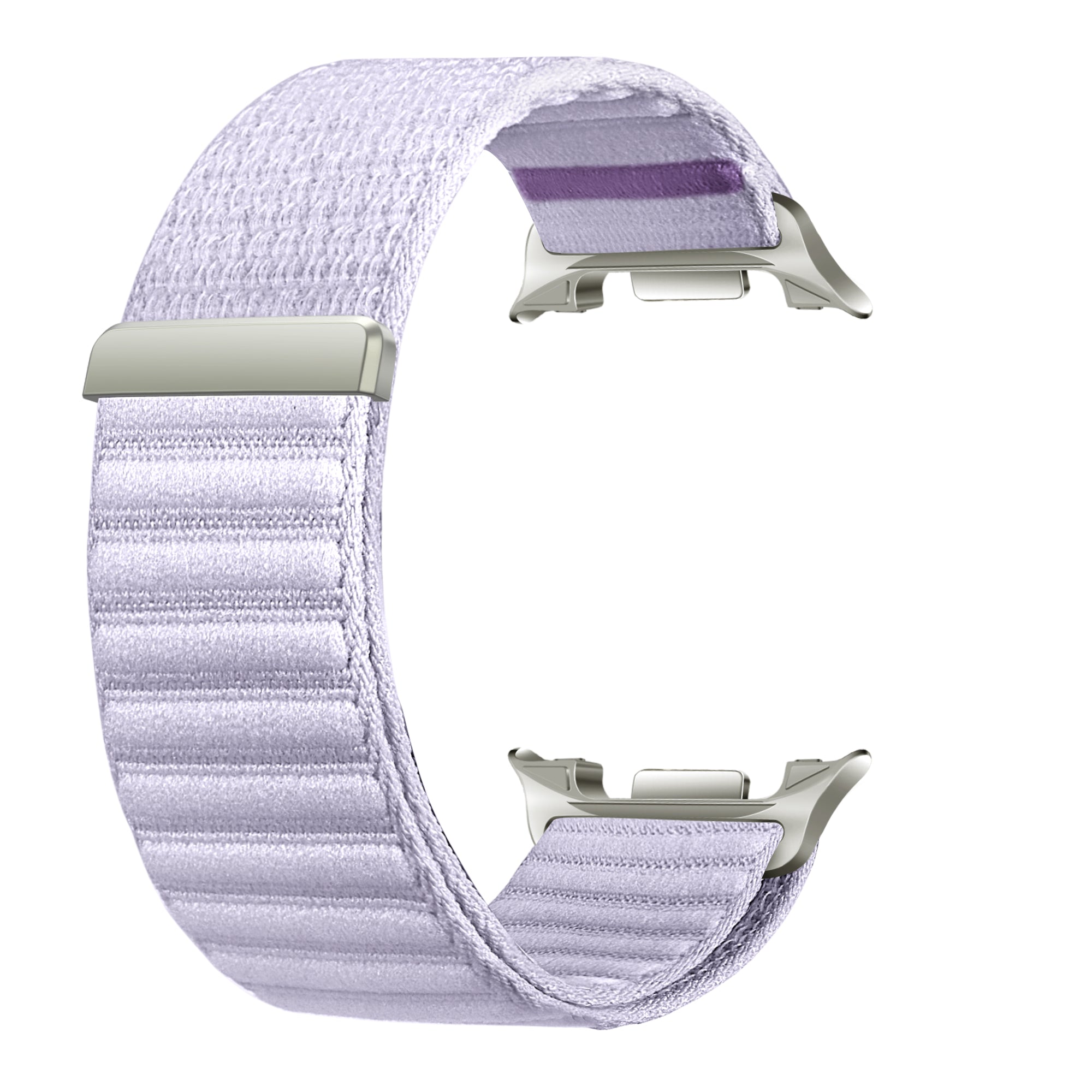 Samsung Galaxy Watch 8 - 44mm Wave Nylon Strap (Light Purple)