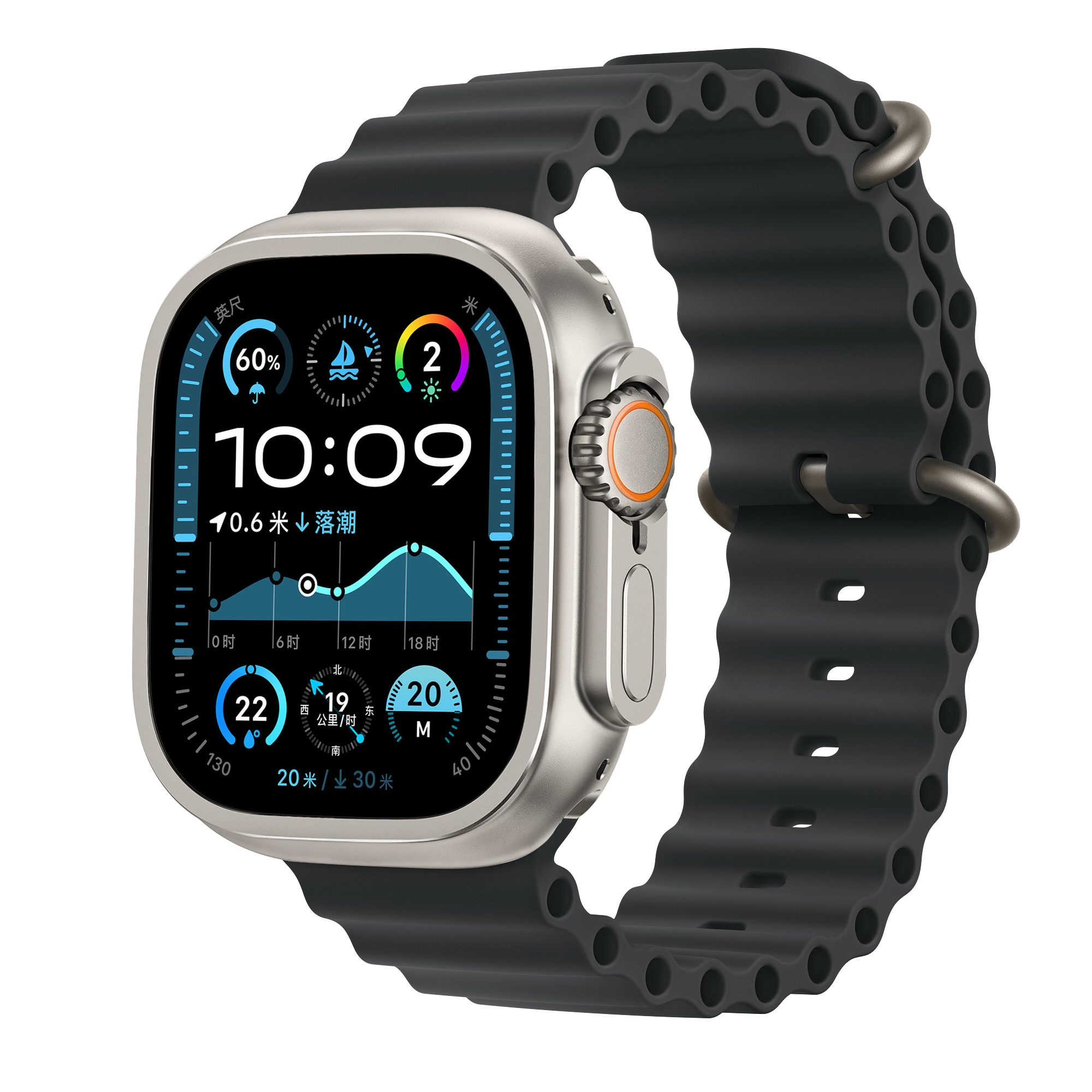 Bandz Apple Watch Ultra - 49mm Metal Case (Titanium)