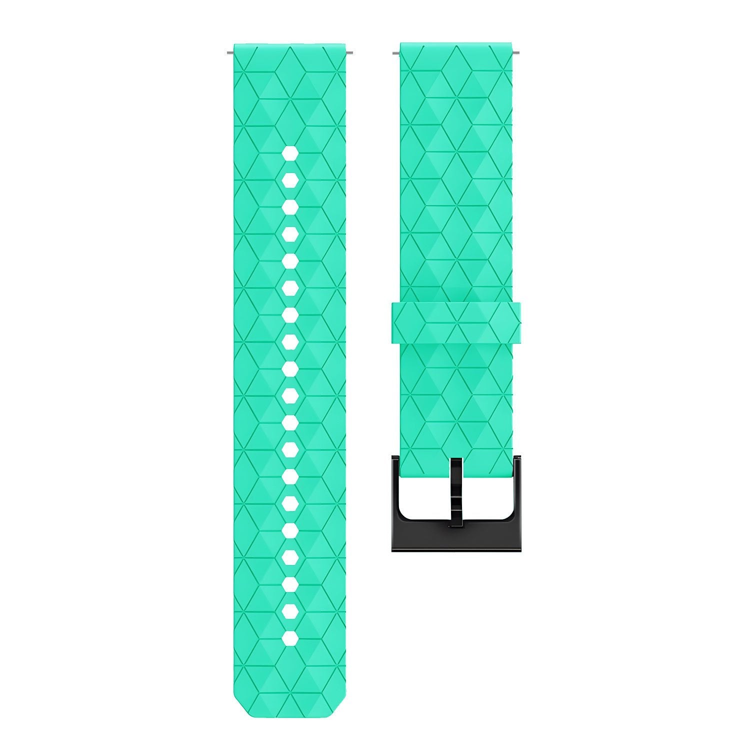 Redmi Watch 5 Active Silicone Hexa Strap (Aqua)