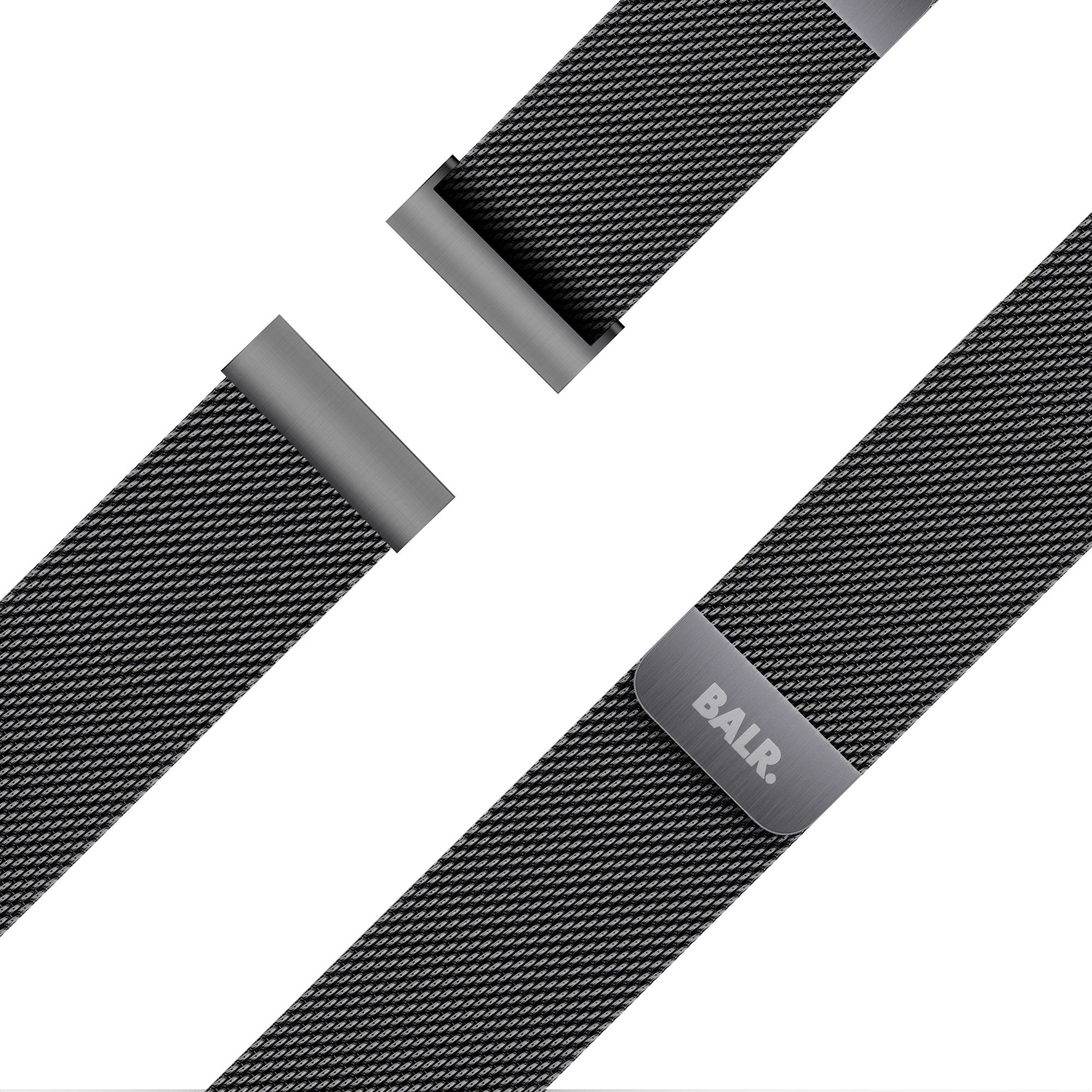 BALR Amazfit Bip 3 (Pro) Milanese band (zwart)