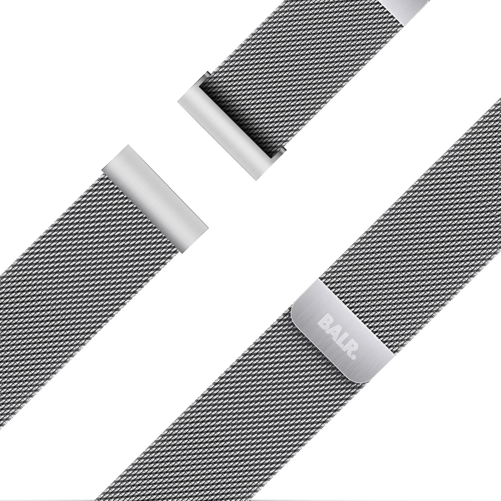 BALR Polar Pacer Milanese band (zilver)