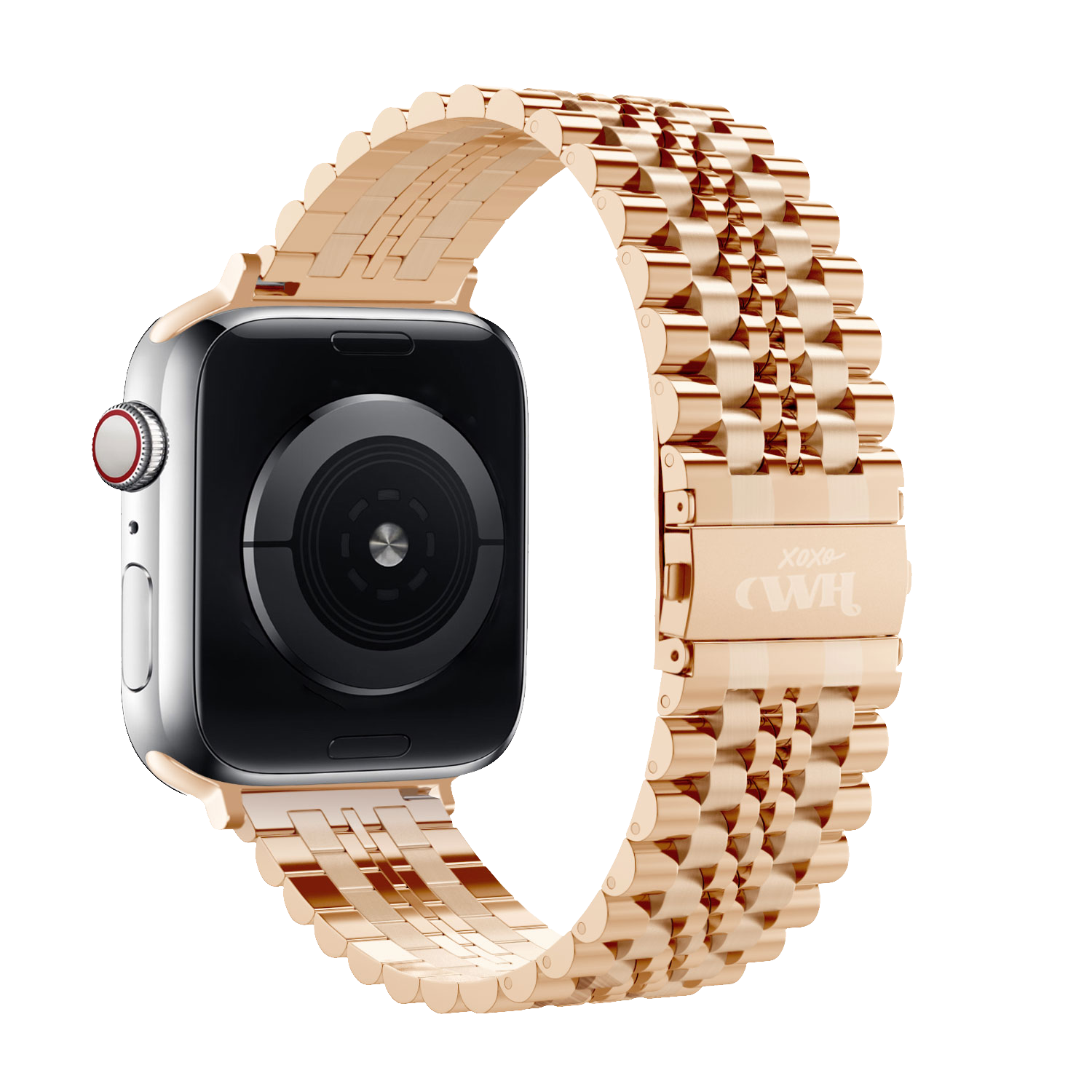xoxo Wildhearts Apple Watch stalen bandje (roségoud)