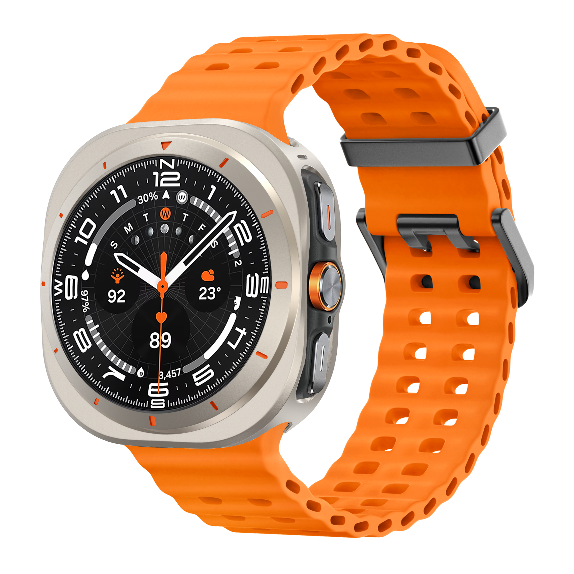 Bandz Samsung Galaxy Watch Ultra Metal Case (Titanium)