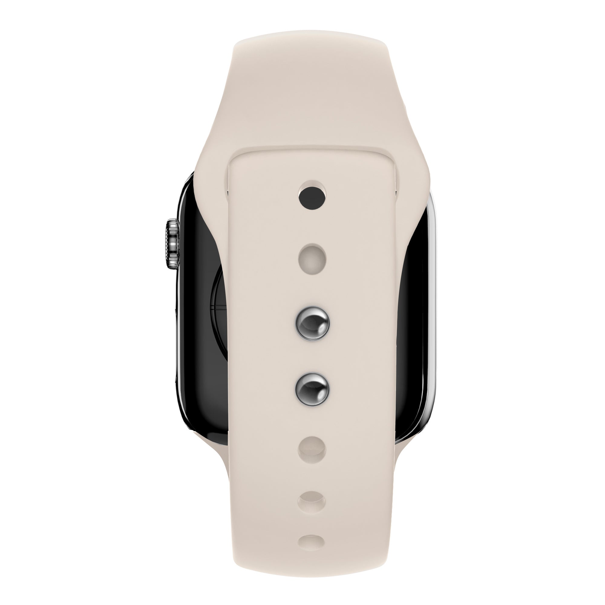 Bandz Apple Watch dual snap siliconen band (sterrenlicht)