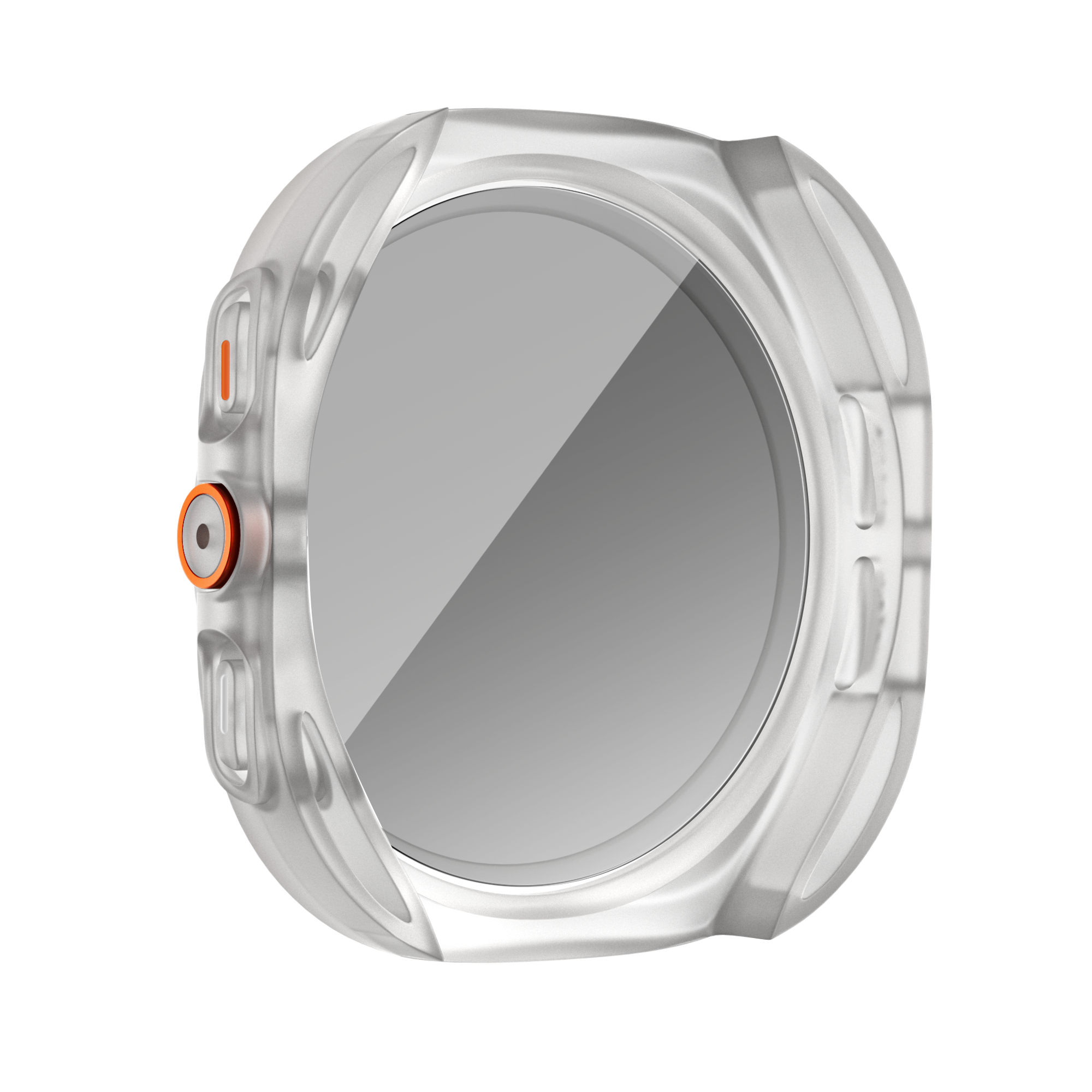 Bandz Samsung Galaxy Watch 7 - 44mm square PC hoesje met glas (frost)