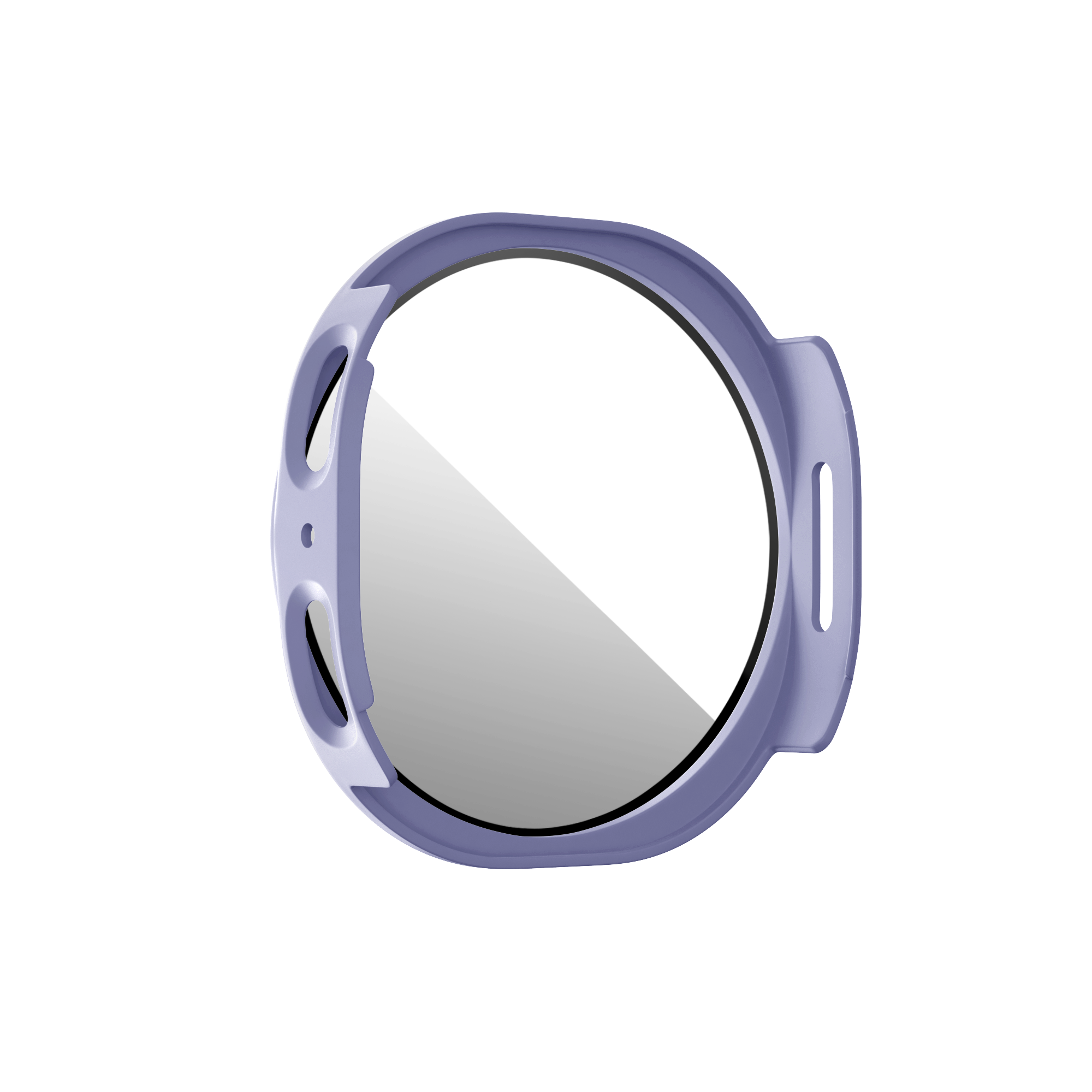 Bandz Samsung Galaxy Watch 8 - 40mm PC hoesje met glas (paars)