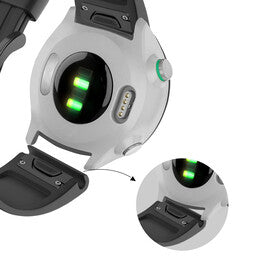 Bandz Garmin Instinct E - 40mm siliconen band met gesp (zwart)