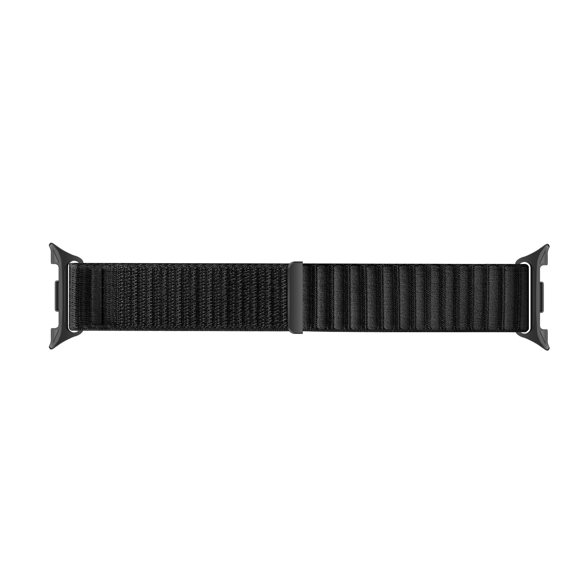 Samsung Galaxy Watch 8 - 44mm wave nylon bandje (zwart)