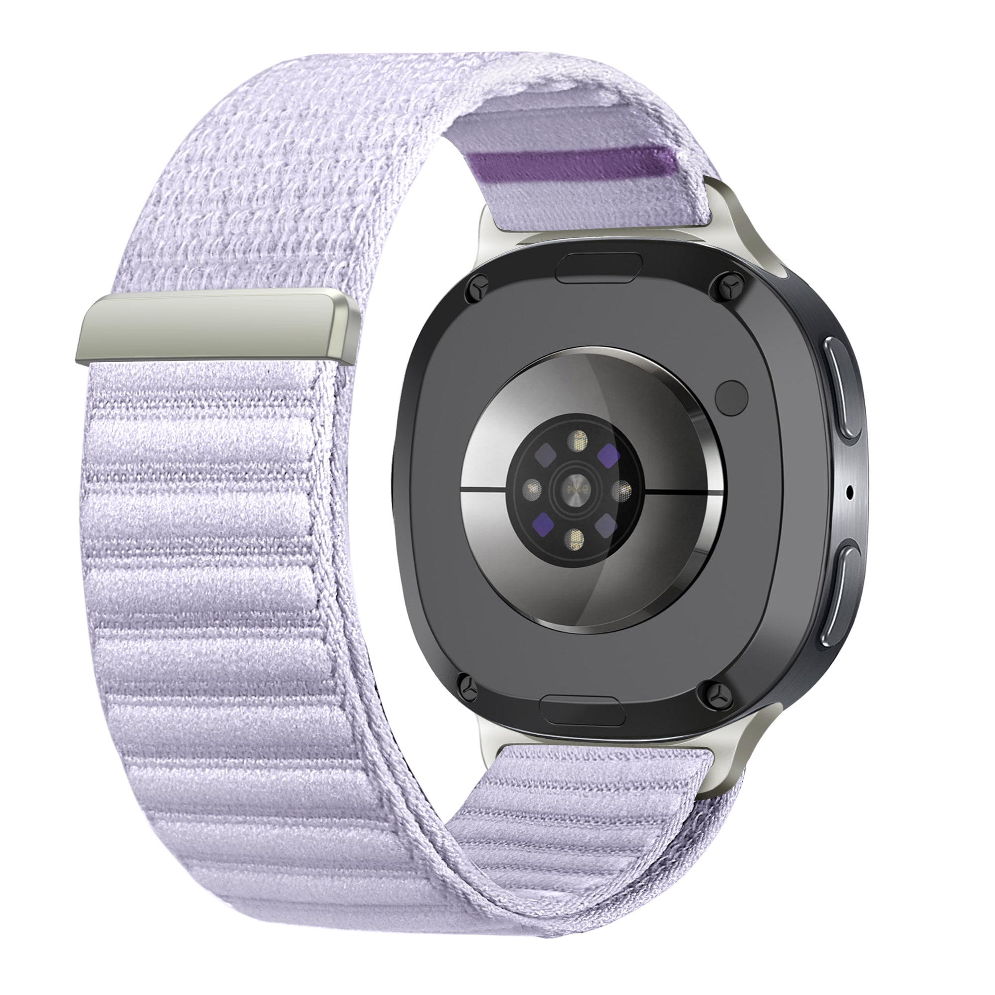 Samsung Galaxy Watch 8 - 44mm Wave Nylon Strap (Light Purple)