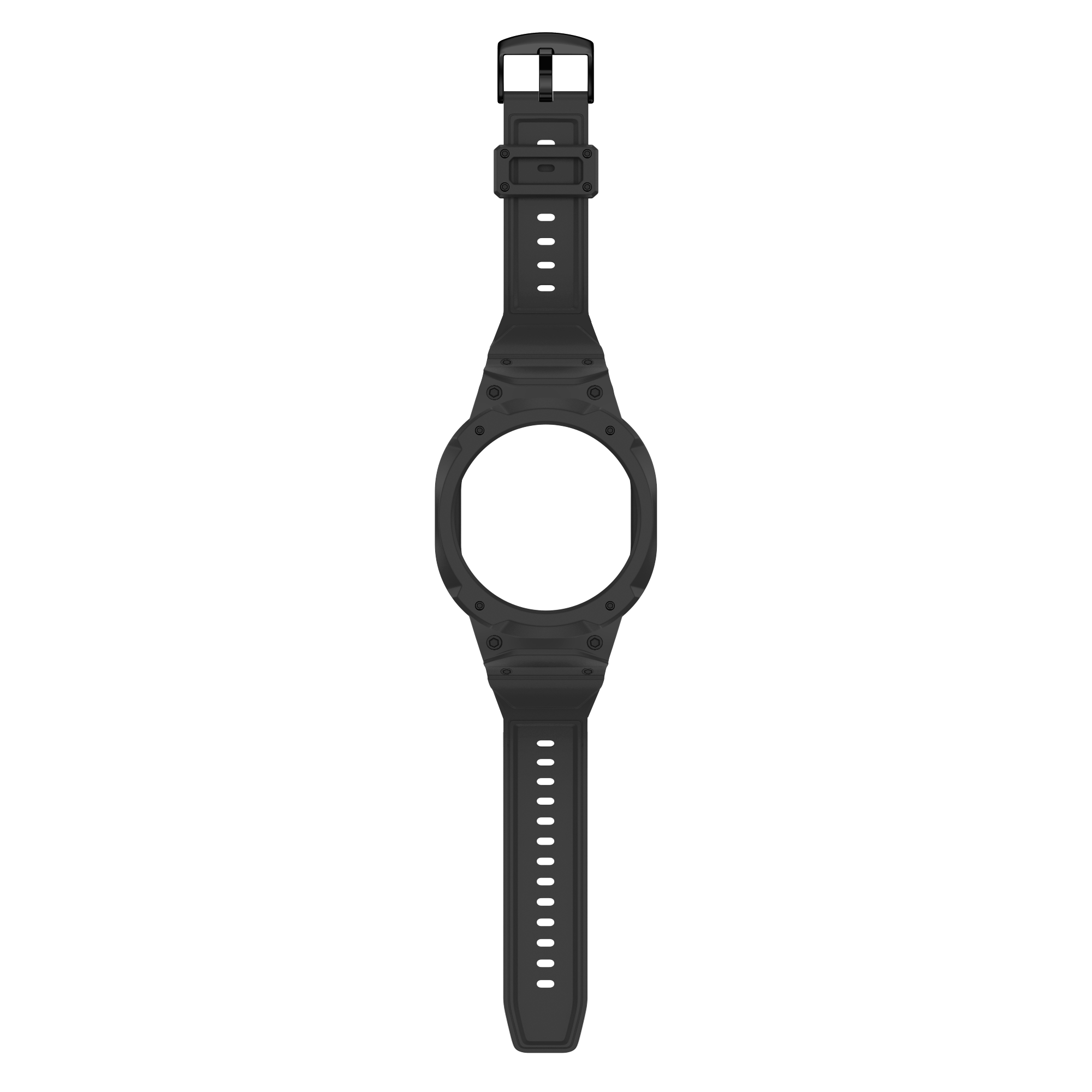 Samsung Galaxy Watch 8 - 44mm TPU Strap with Frame (Black)