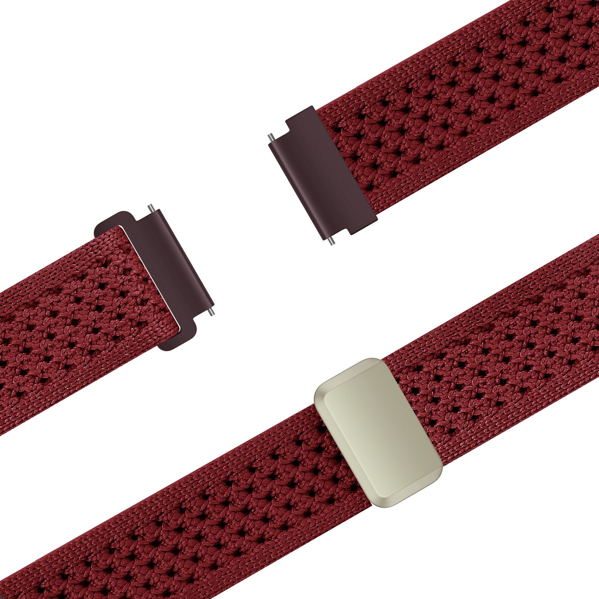 Bandz Polar Ignite 2 vintage nylon band (wijnrood)