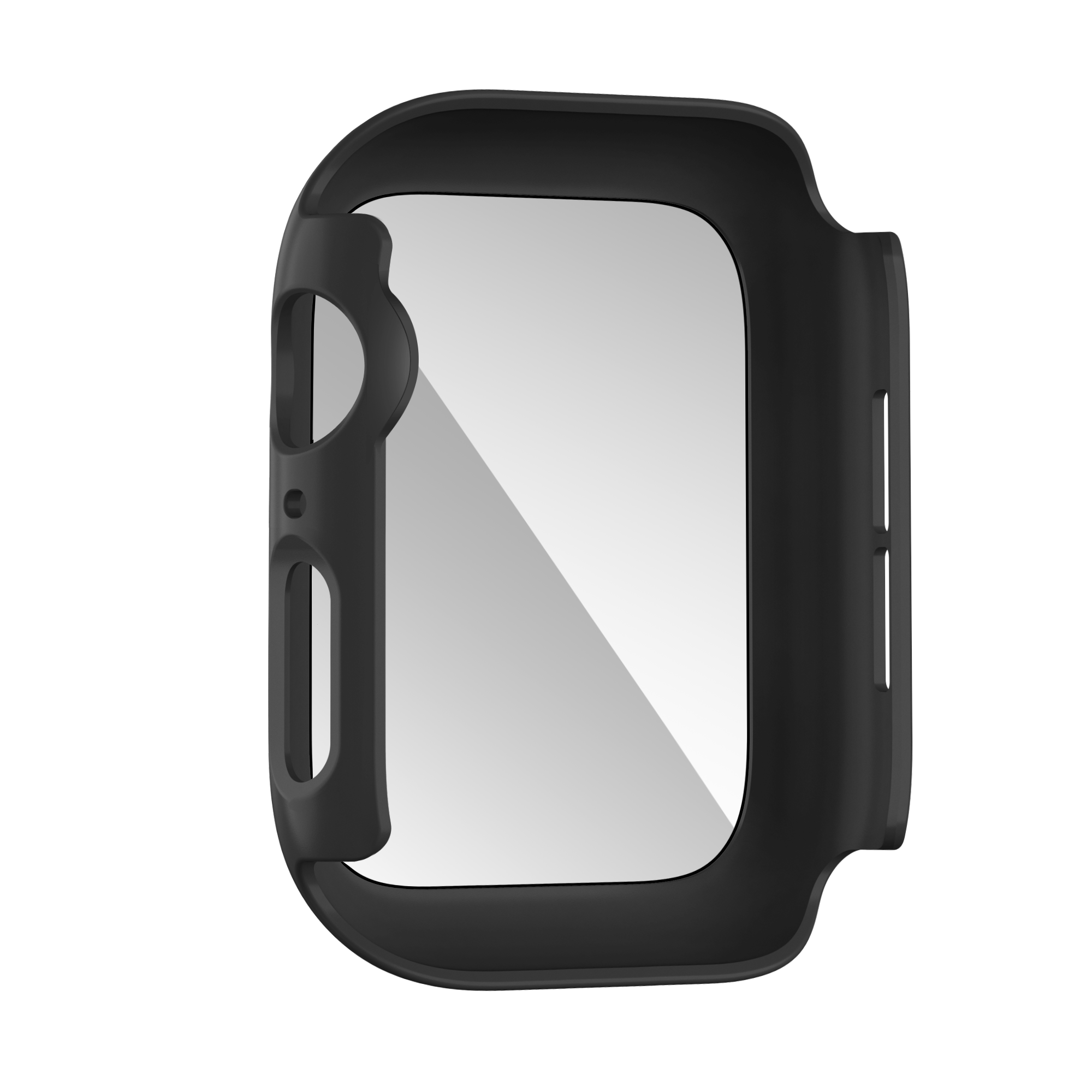Bandz Apple Watch 10 - 46mm PC hoesje met glas (zwart)