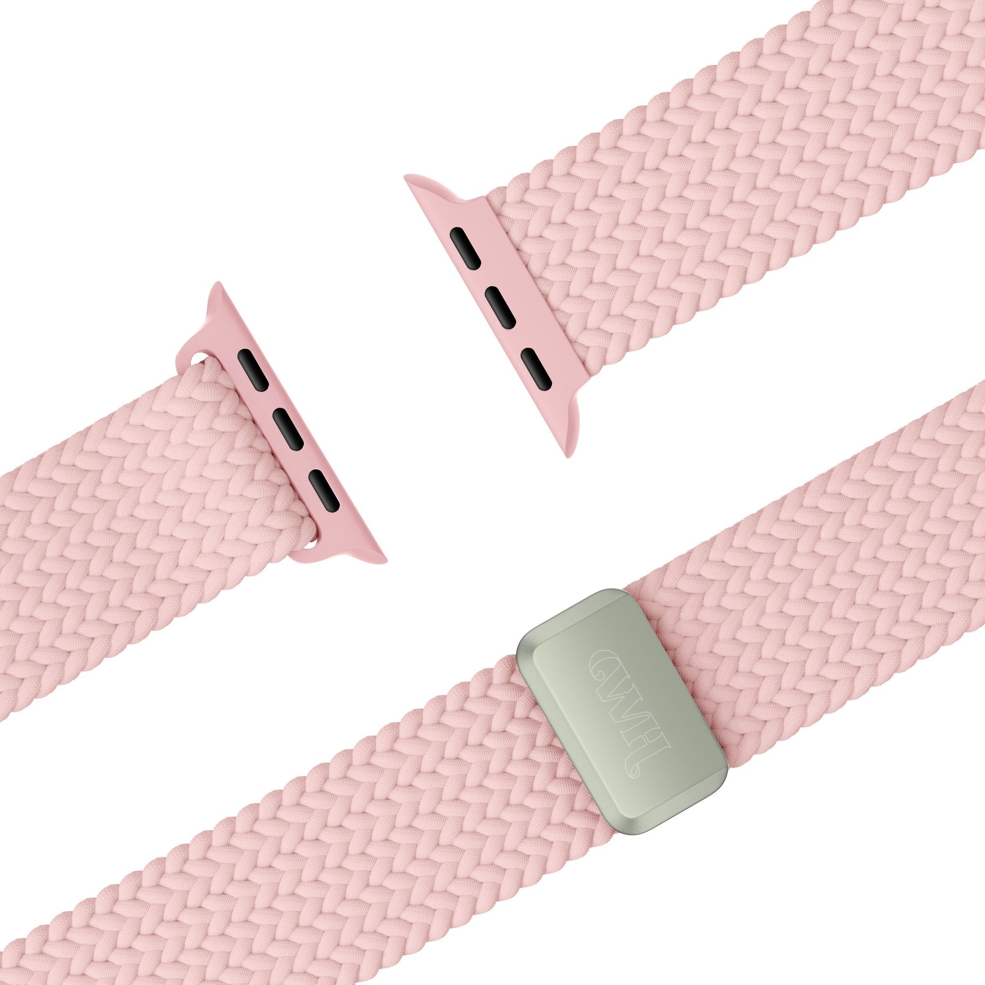 xoxo Wildhearts Apple Watch braided bandje (roze)