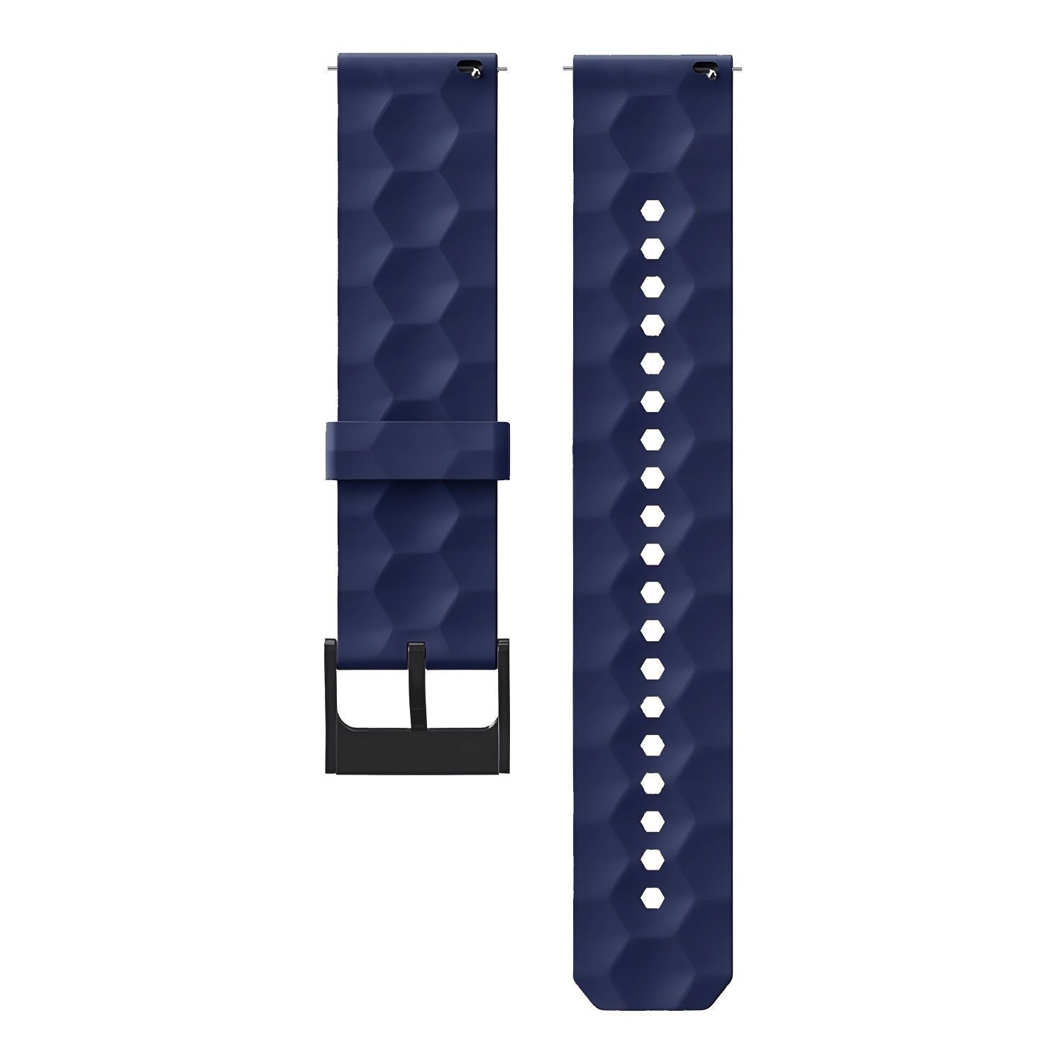 Oppo Watch X2 silicone hexa band (donkerblauw)