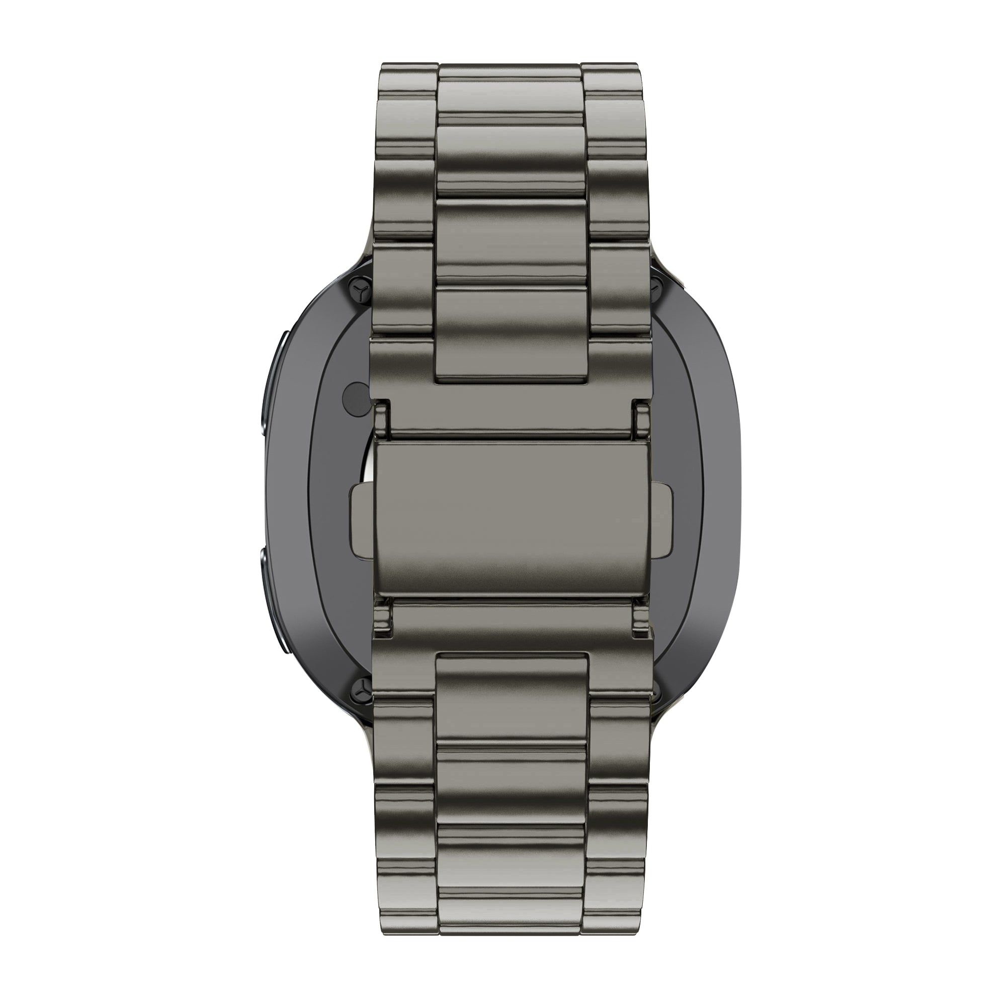 Bandz Samsung Galaxy Watch 8 - 44mm stalen band 'Classic' (grafiet)