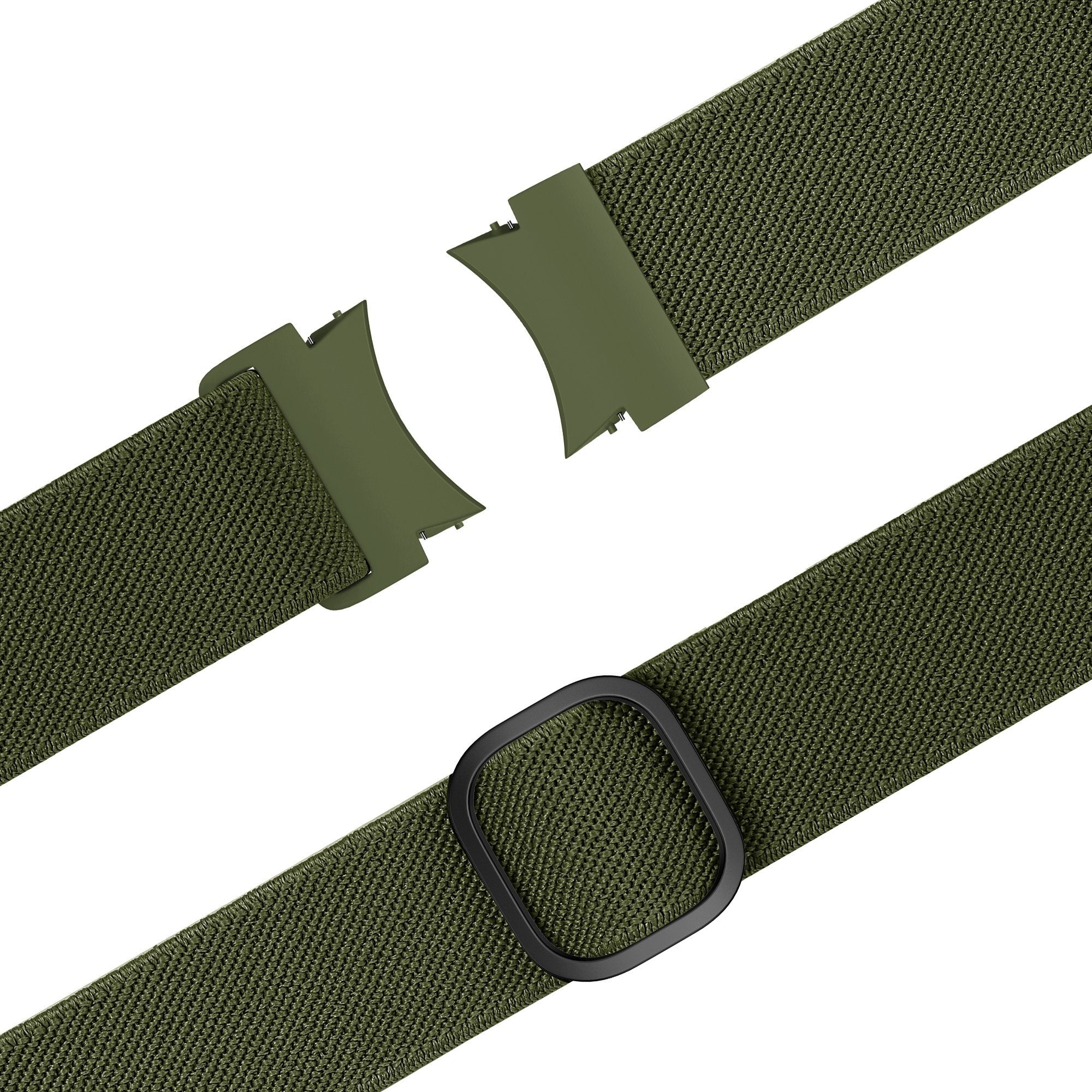 Bandz Samsung Galaxy Watch 6 Classic - 43mm elastische band 'Easy fit' (groen)